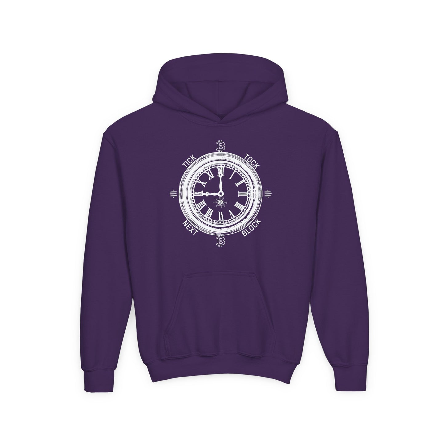 Tick Tock Next Block Youth Hoodie