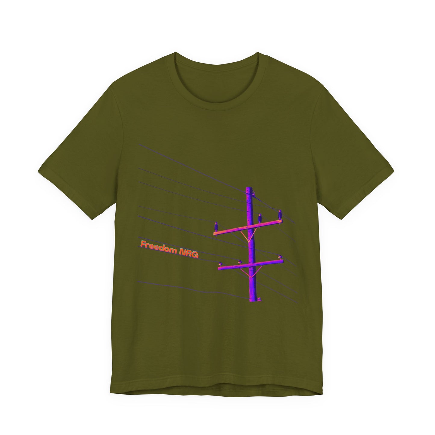 Power Lines Liberated NRG T-Shirt Unisex