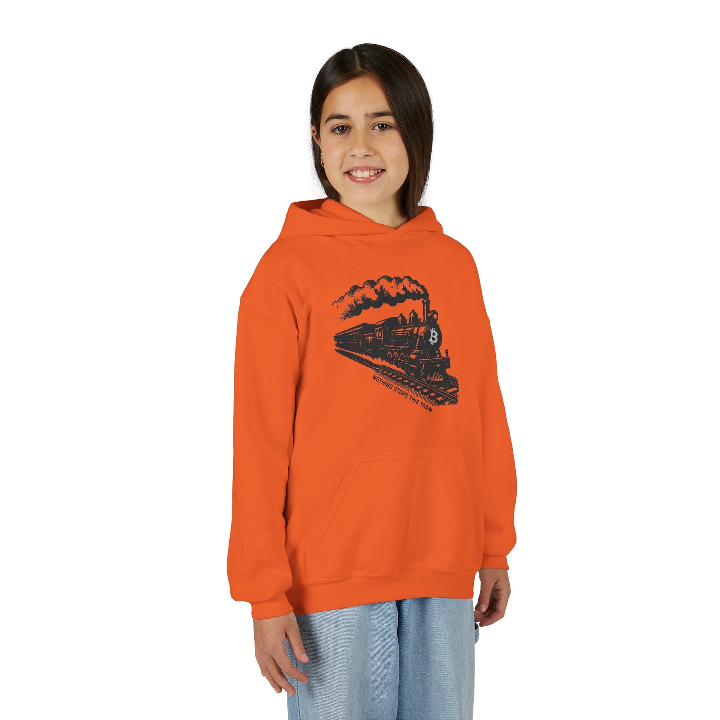 Nothing Stops This Train Youth Hoodie