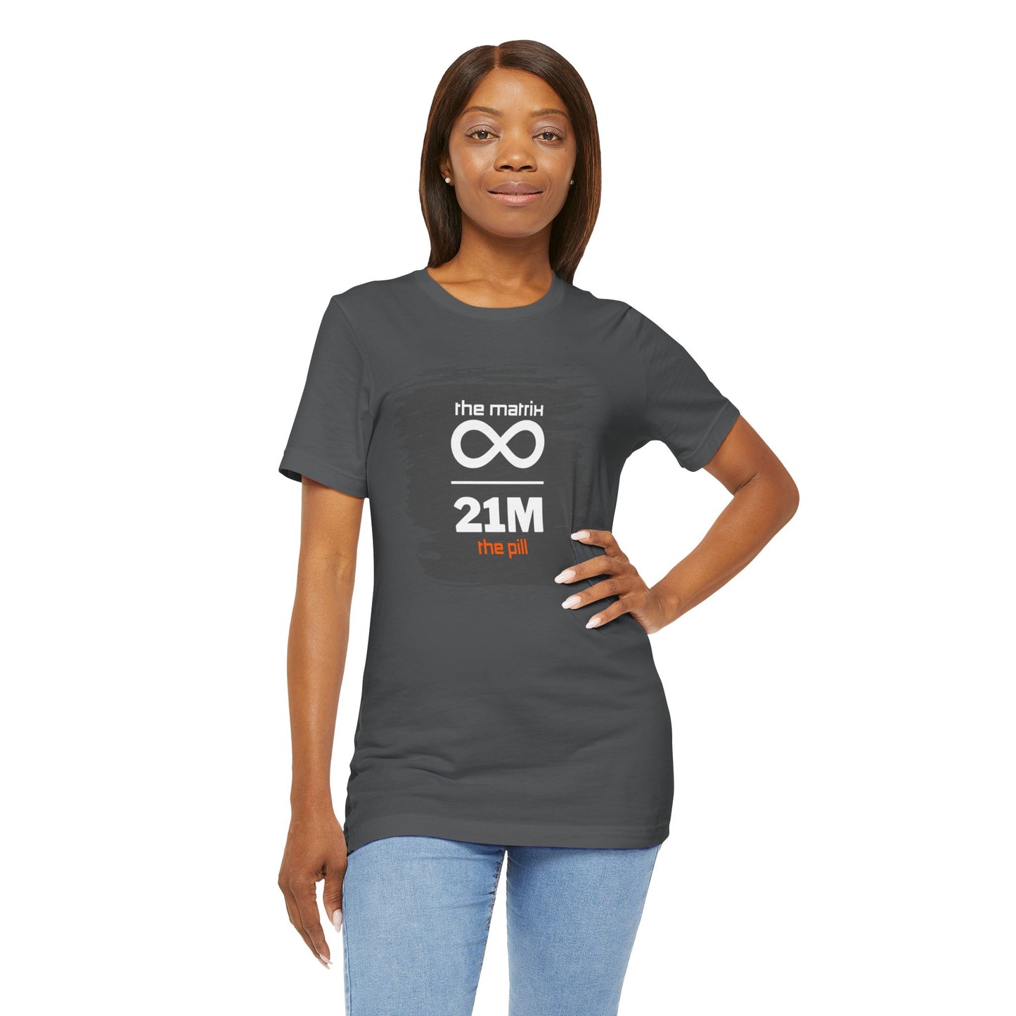 Fiat Matrix Bitcoin Orange Pill T-Shirt