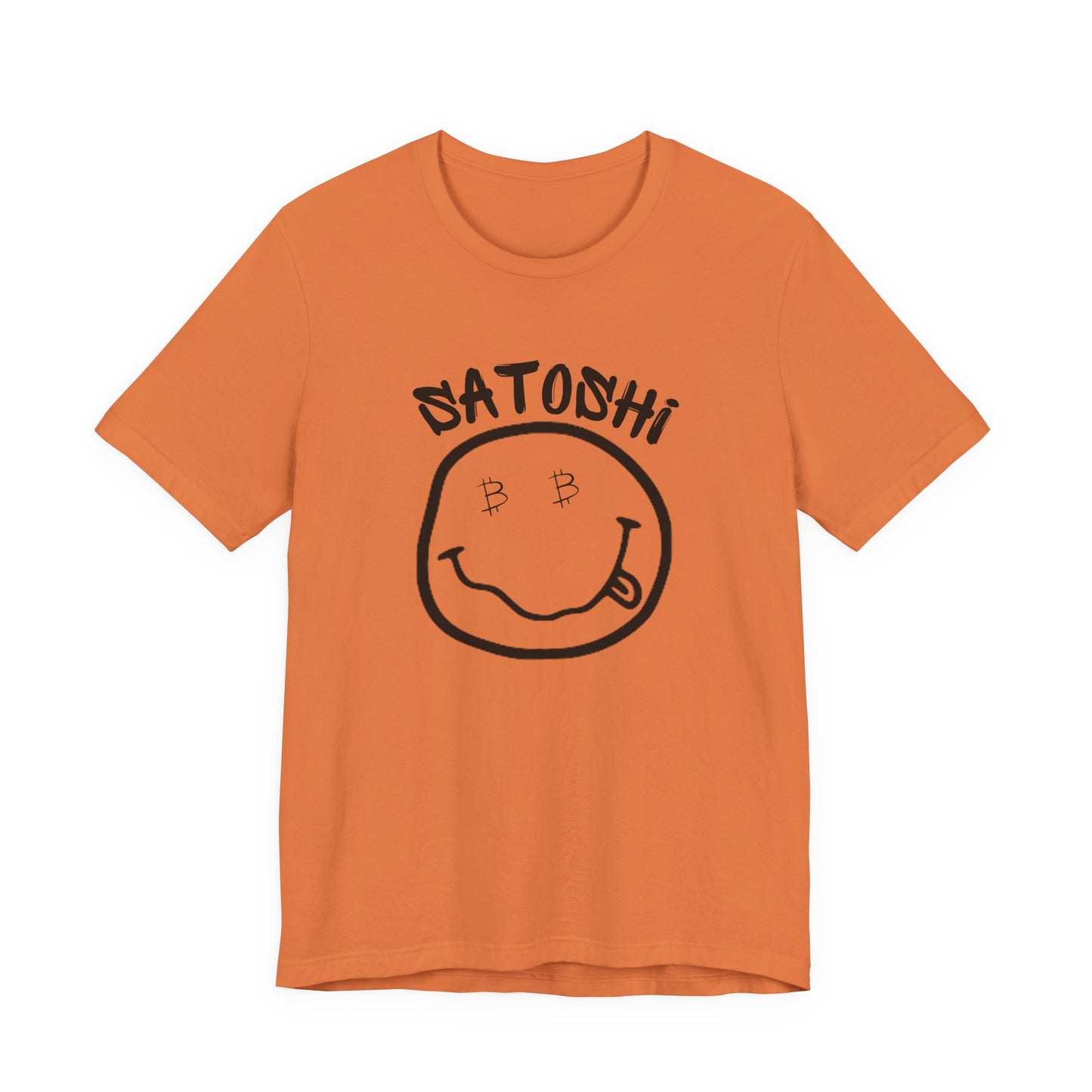 Bitcoin Eyed Satoshi Smiley T-Shirt