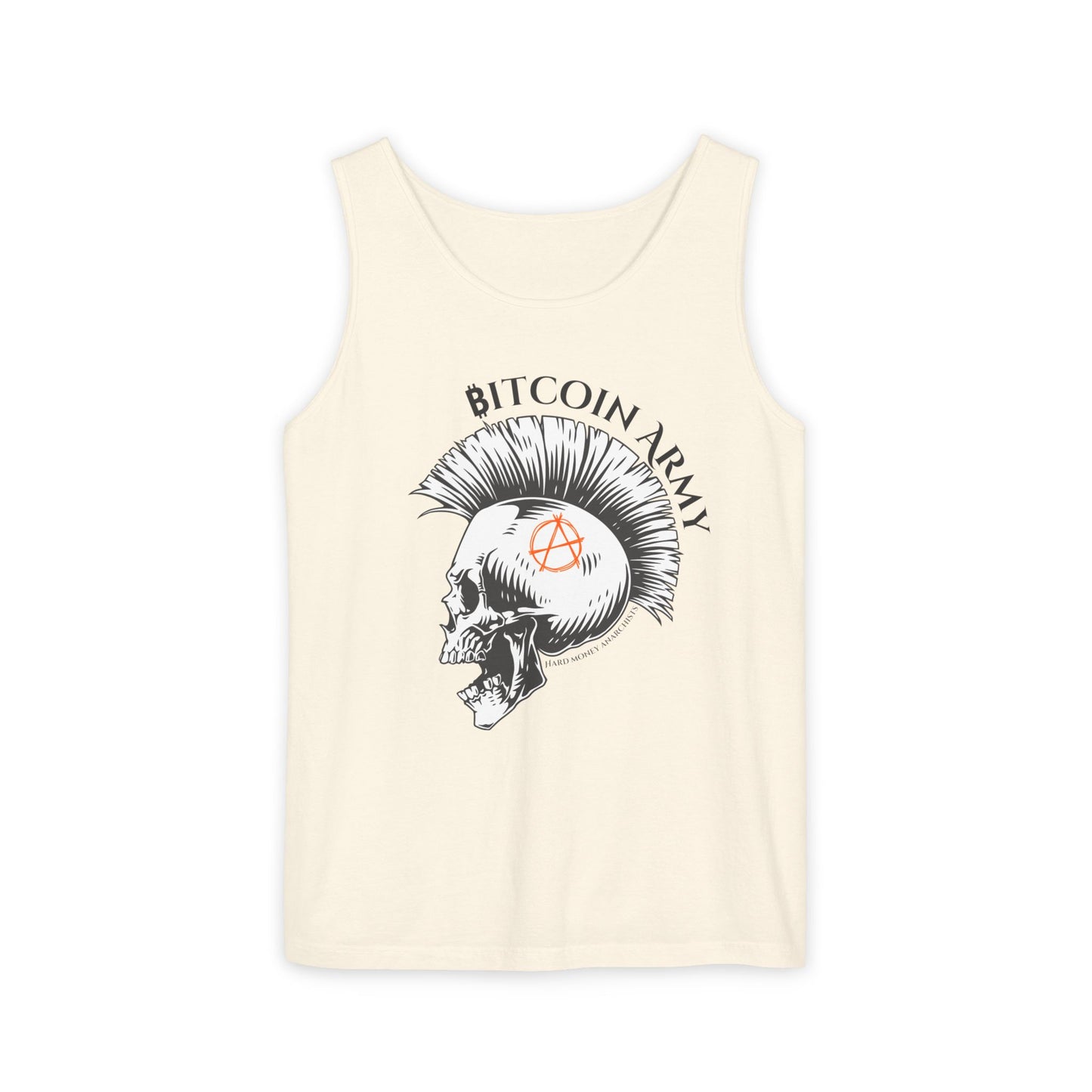 Bitcoin Army Hard Money Anarchists Tank Top