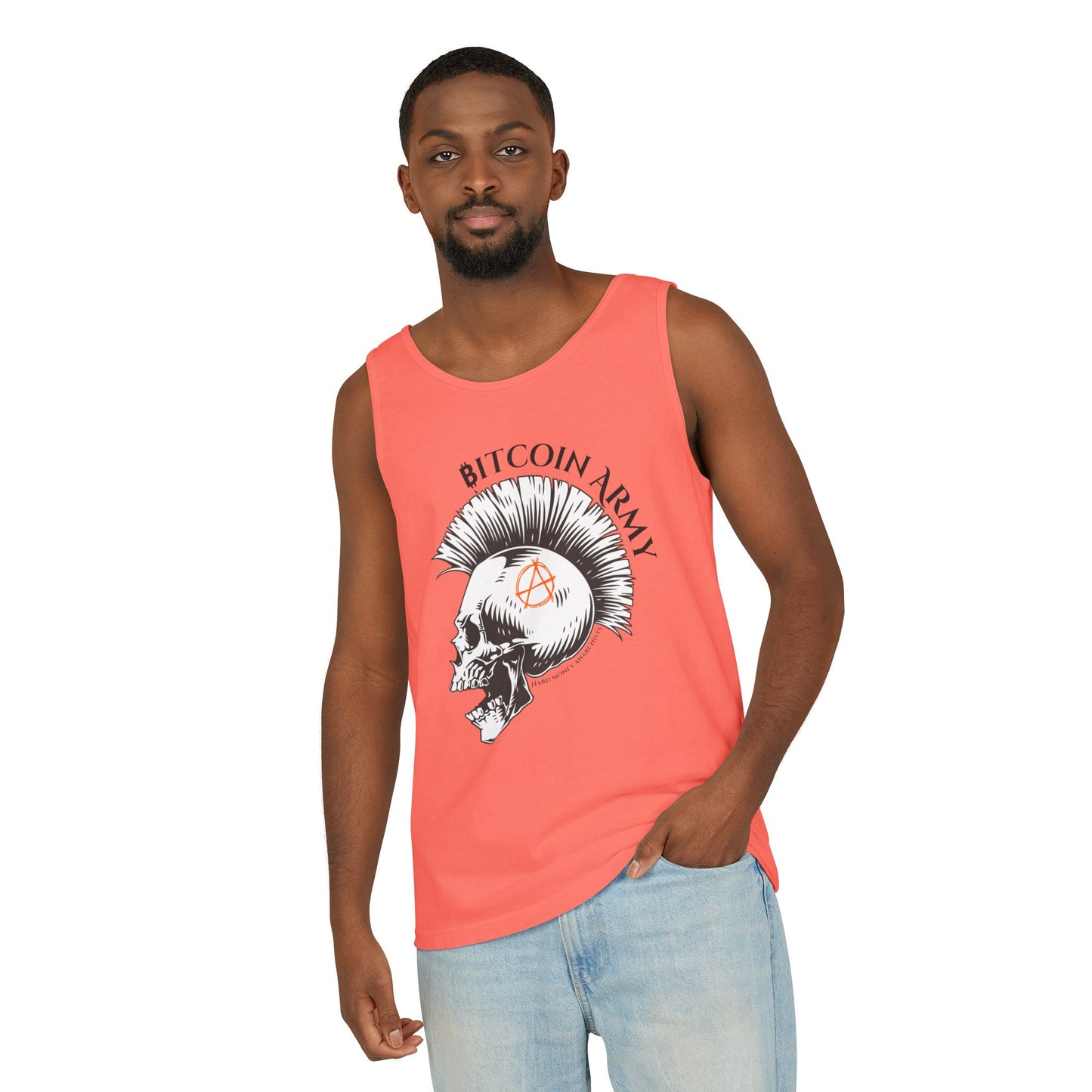 Bitcoin Army Hard Money Anarchists Tank Top