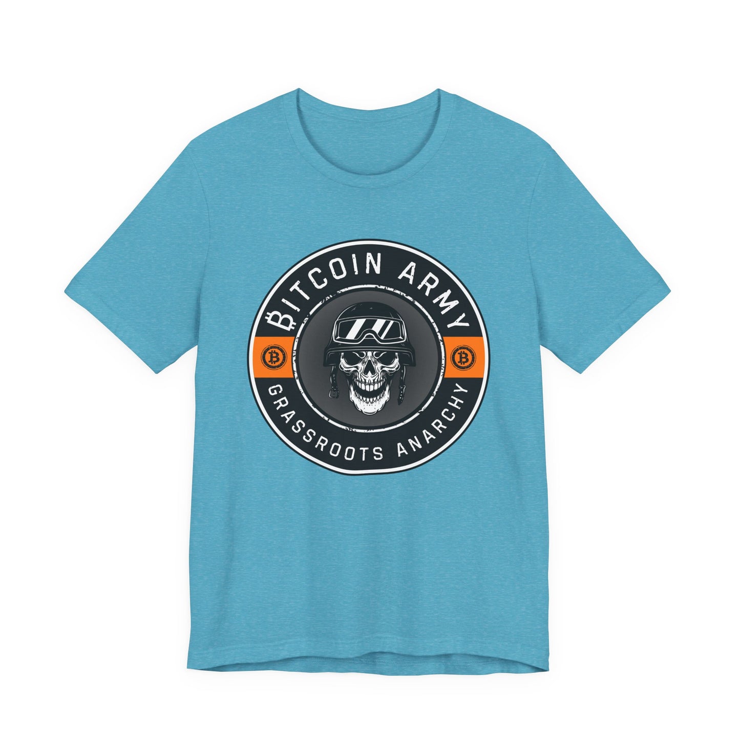 Bitcoin Army Grassroots Anarchy T-Shirt