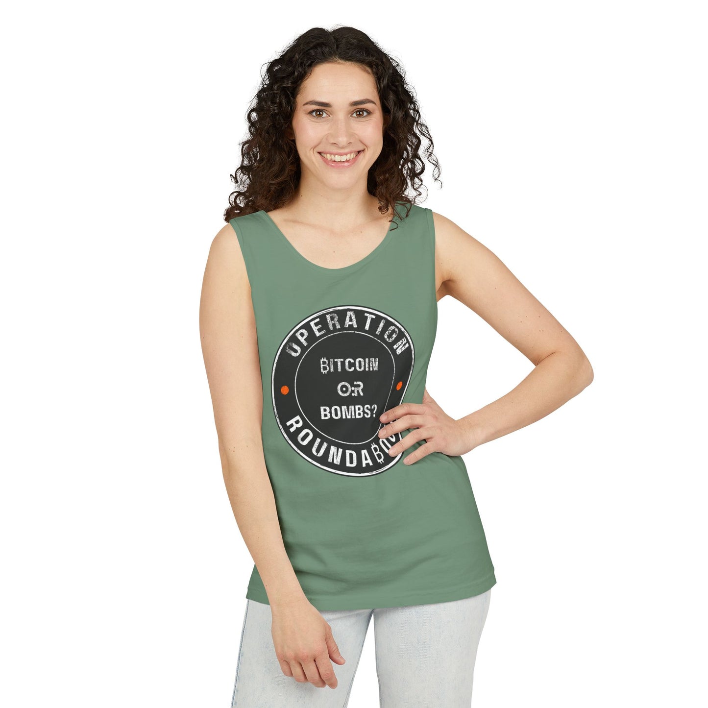 Bitcoin Or Bombs Operation Roundabout Tank Top