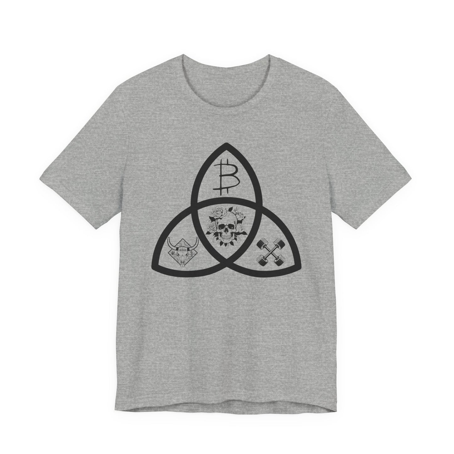 Beef Barbells Bitcoin Trifecta T-Shirt