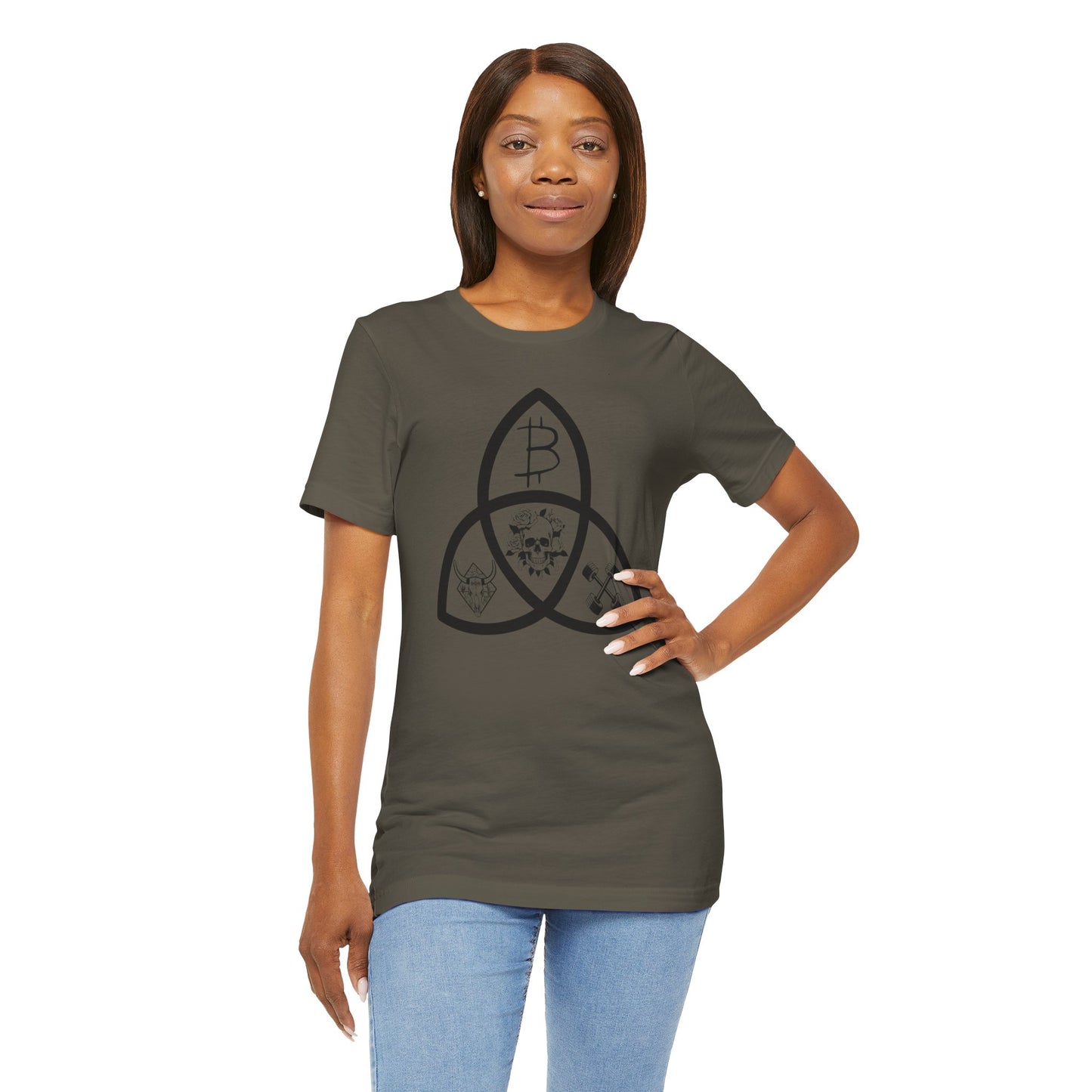 Beef Barbells Bitcoin Trifecta T-Shirt
