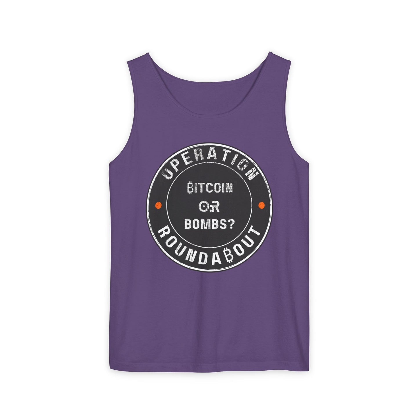 Bitcoin Or Bombs Operation Roundabout Tank Top