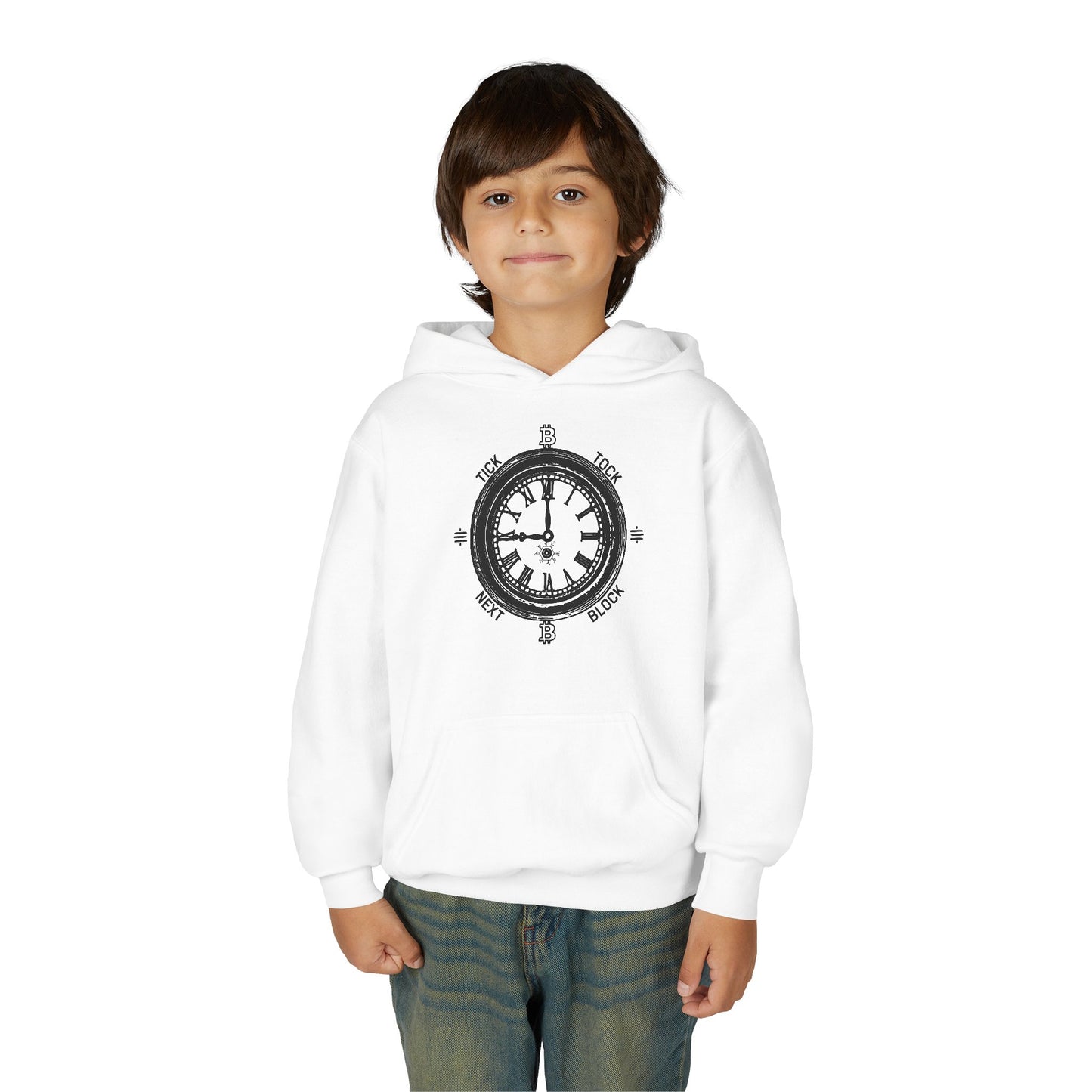 Tick Tock Next Block Youth Hoodie
