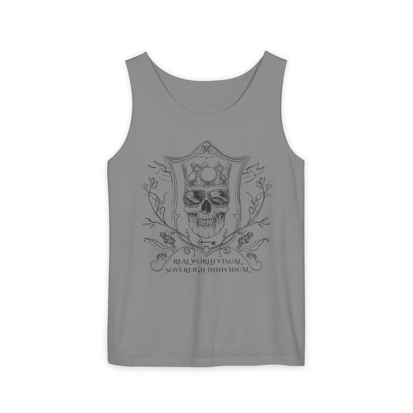 Sovereign Individual Skull Unisex Tank Top