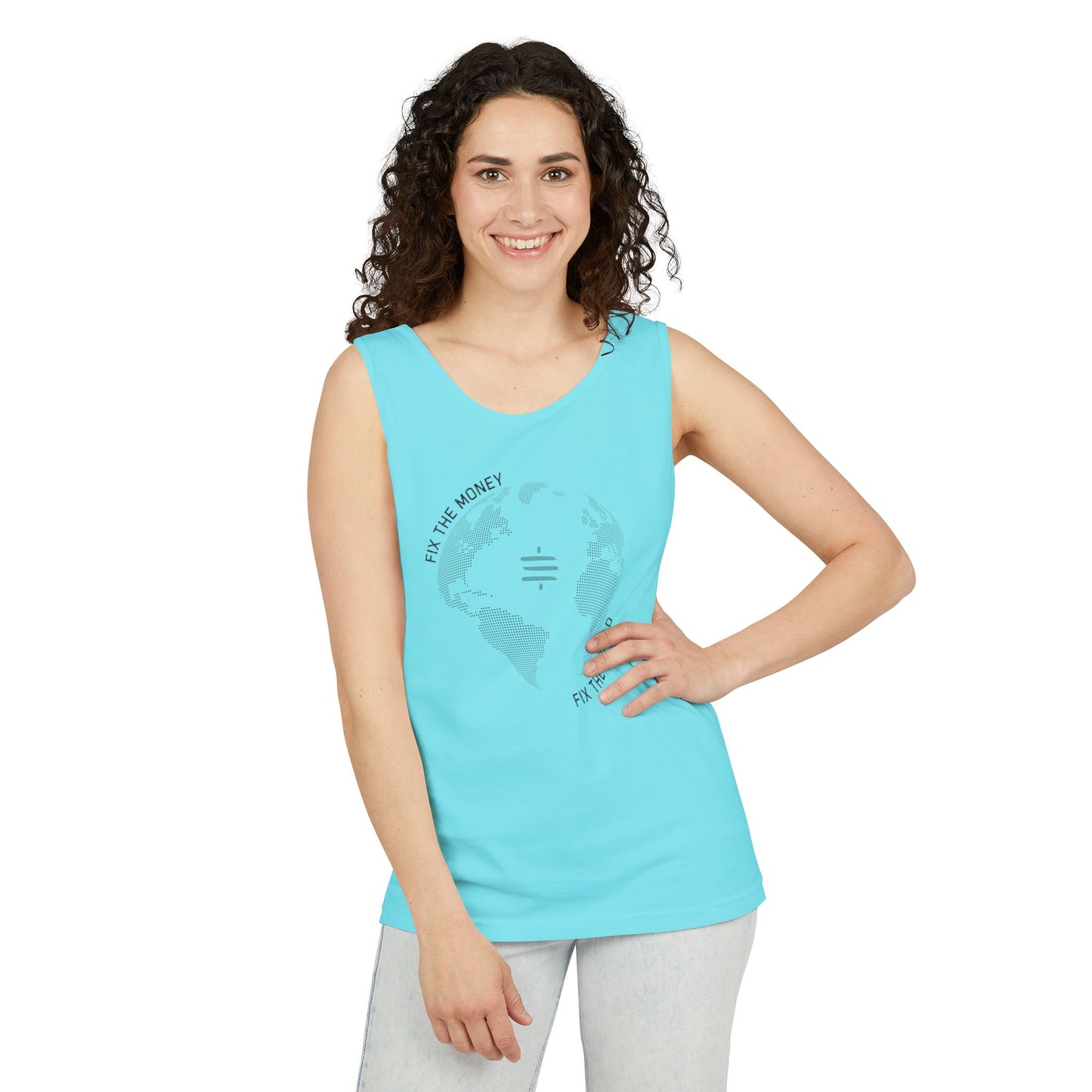 Fix The Money Fix The World Unisex Tank Top