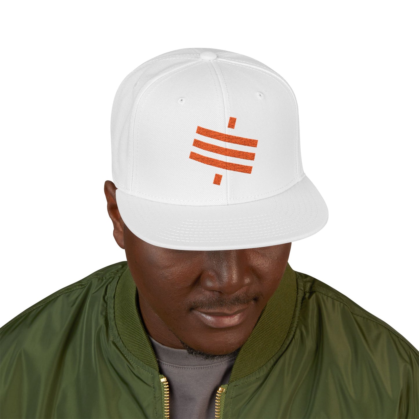 SATS Symbol Embroidered Snapback Hat