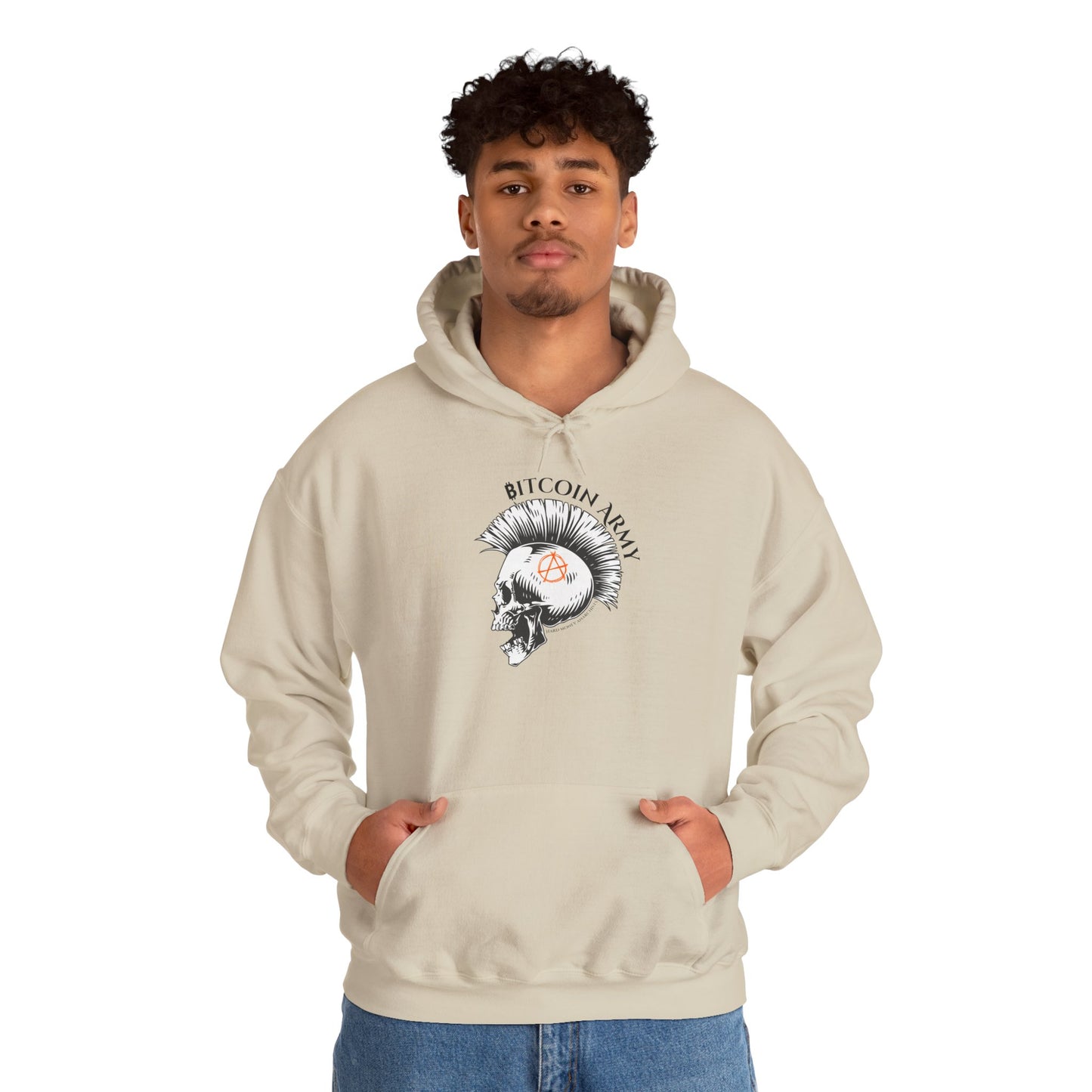 Bitcoin Army Hard Money Anarchists Hoodie