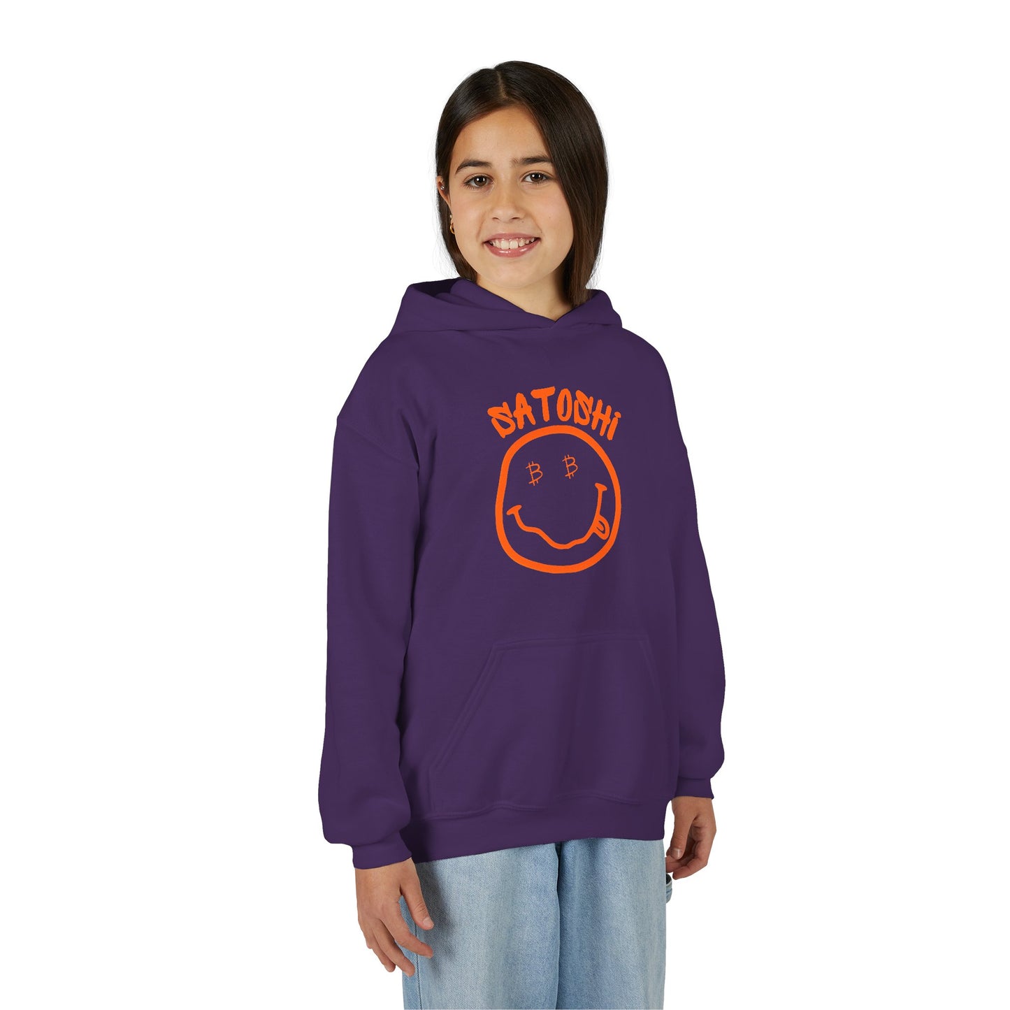 Bitcoin Eyed Satoshi Youth Hoodie