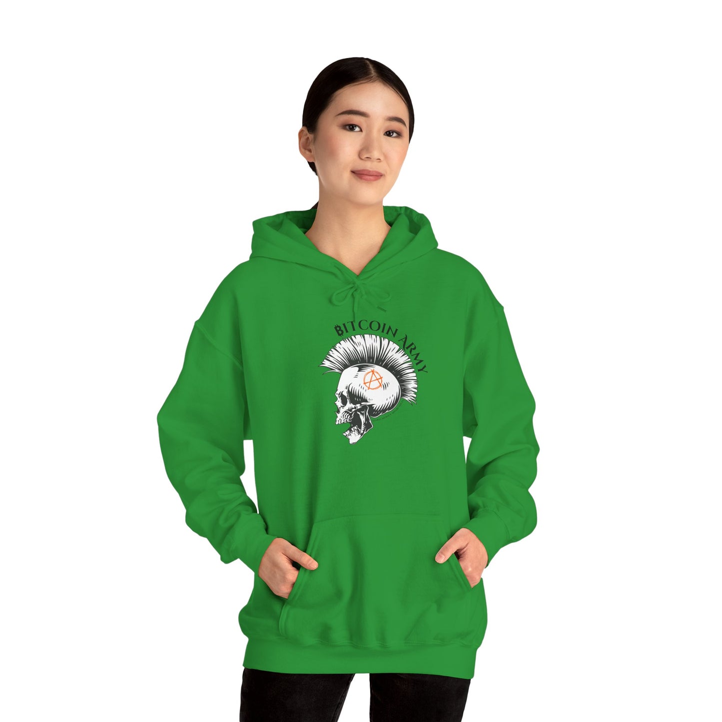 Bitcoin Army Hard Money Anarchists Hoodie