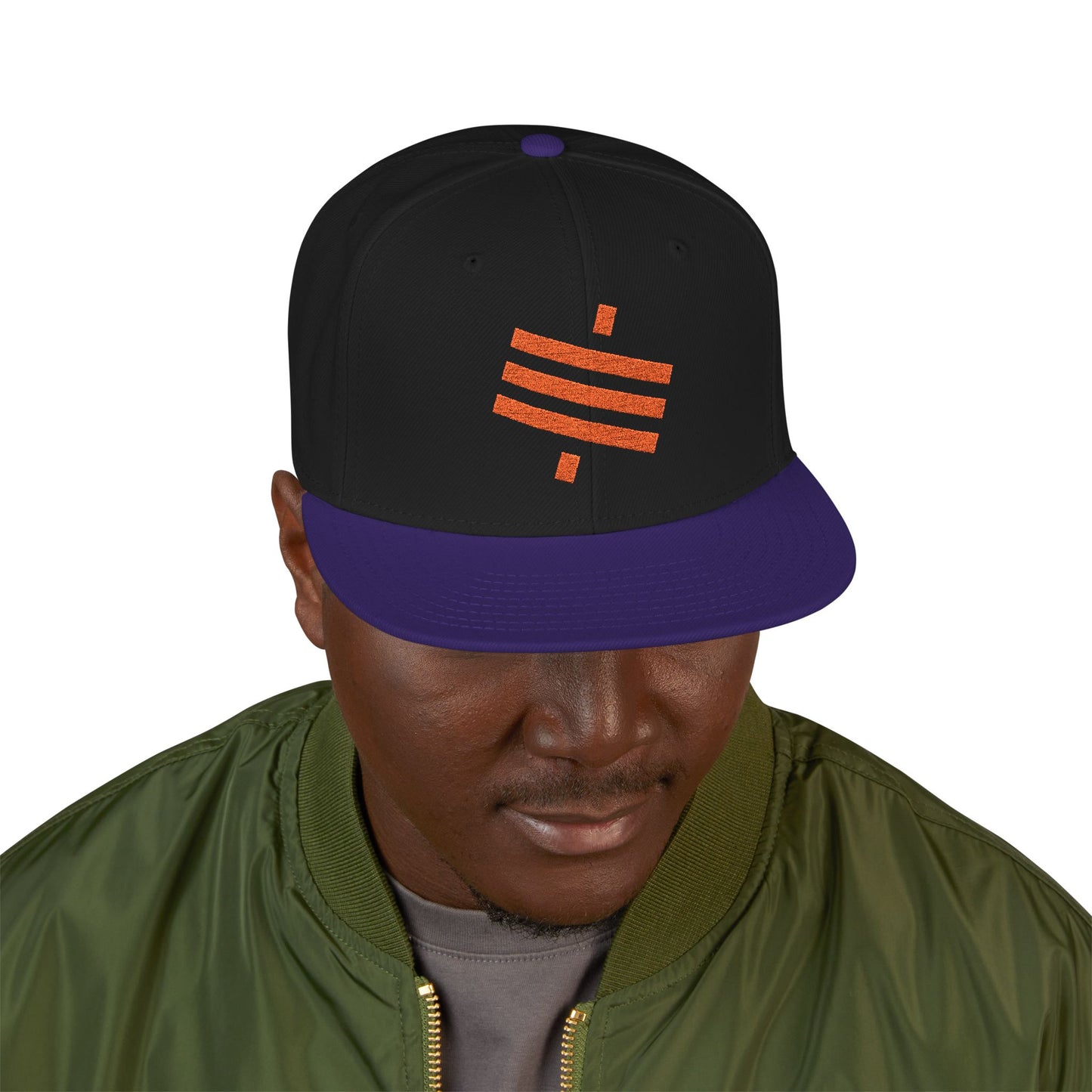 SATS Symbol Embroidered Snapback Hat