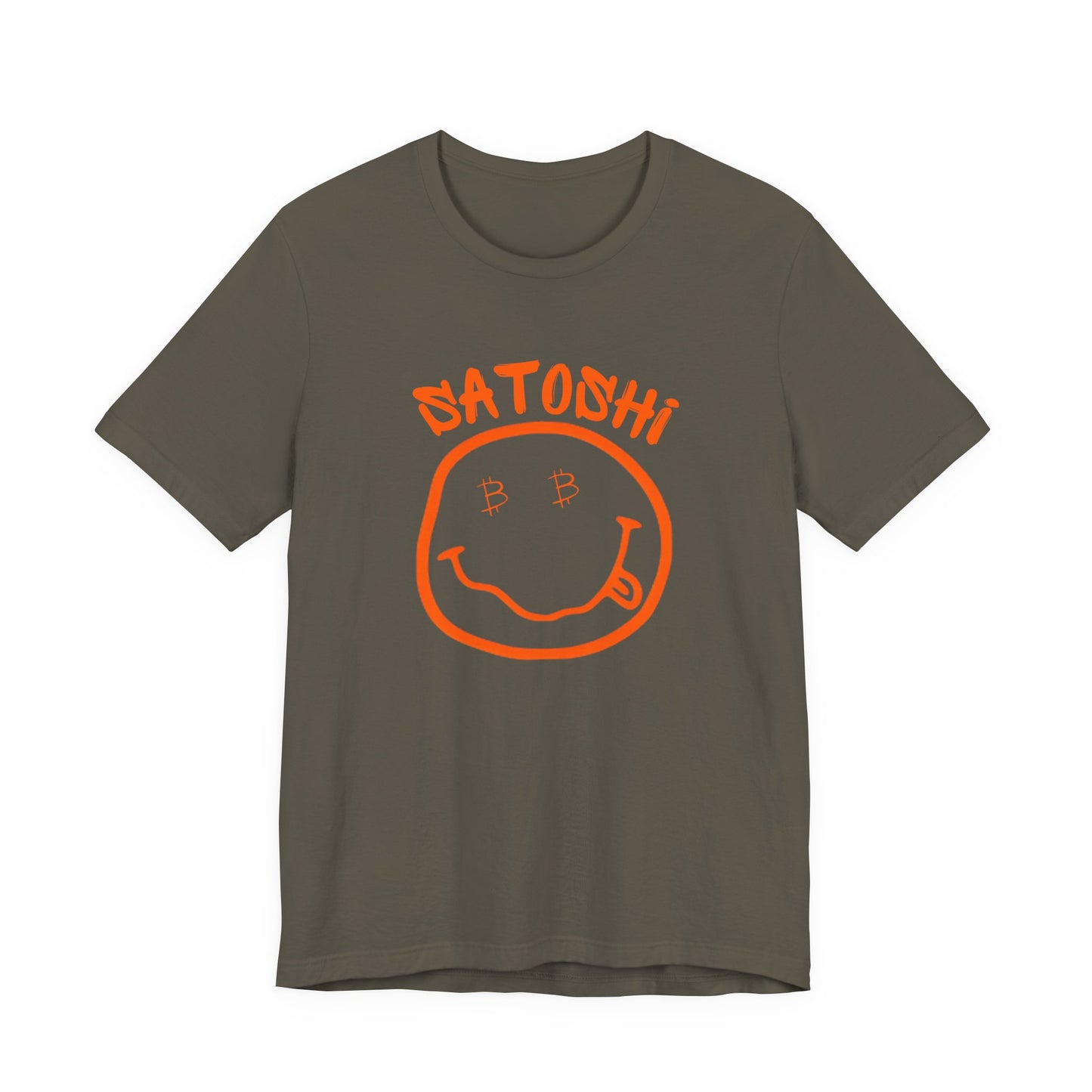 Bitcoin Eyed Satoshi Smiley T-Shirt