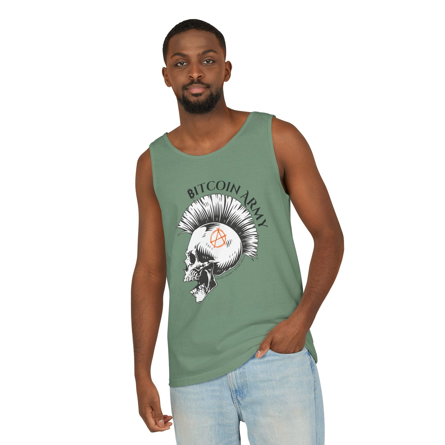 Bitcoin Army Hard Money Anarchists Tank Top