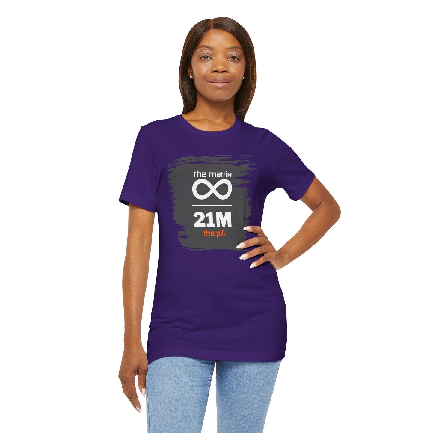 Fiat Matrix Bitcoin Orange Pill T-Shirt