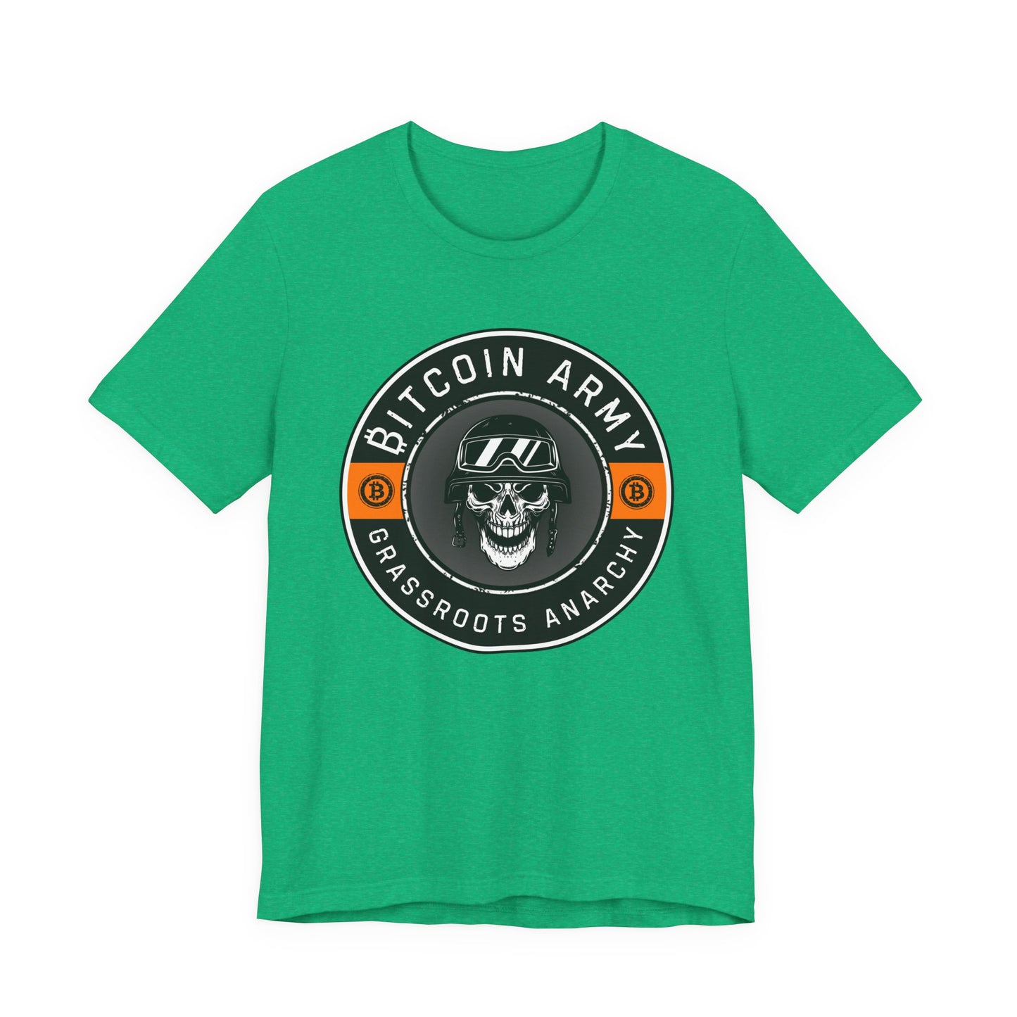 Bitcoin Army Grassroots Anarchy T-Shirt