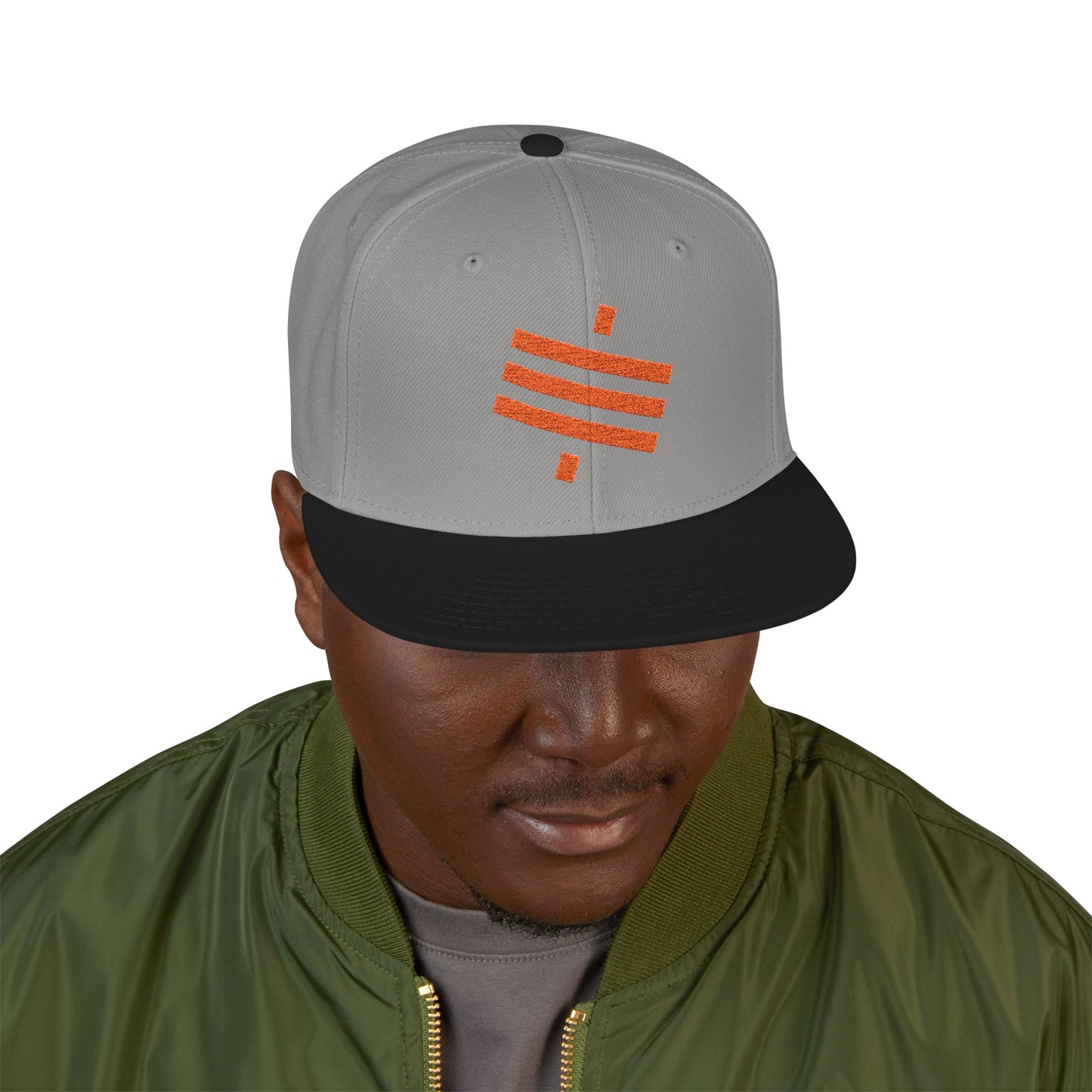 SATS Symbol Embroidered Snapback Hat