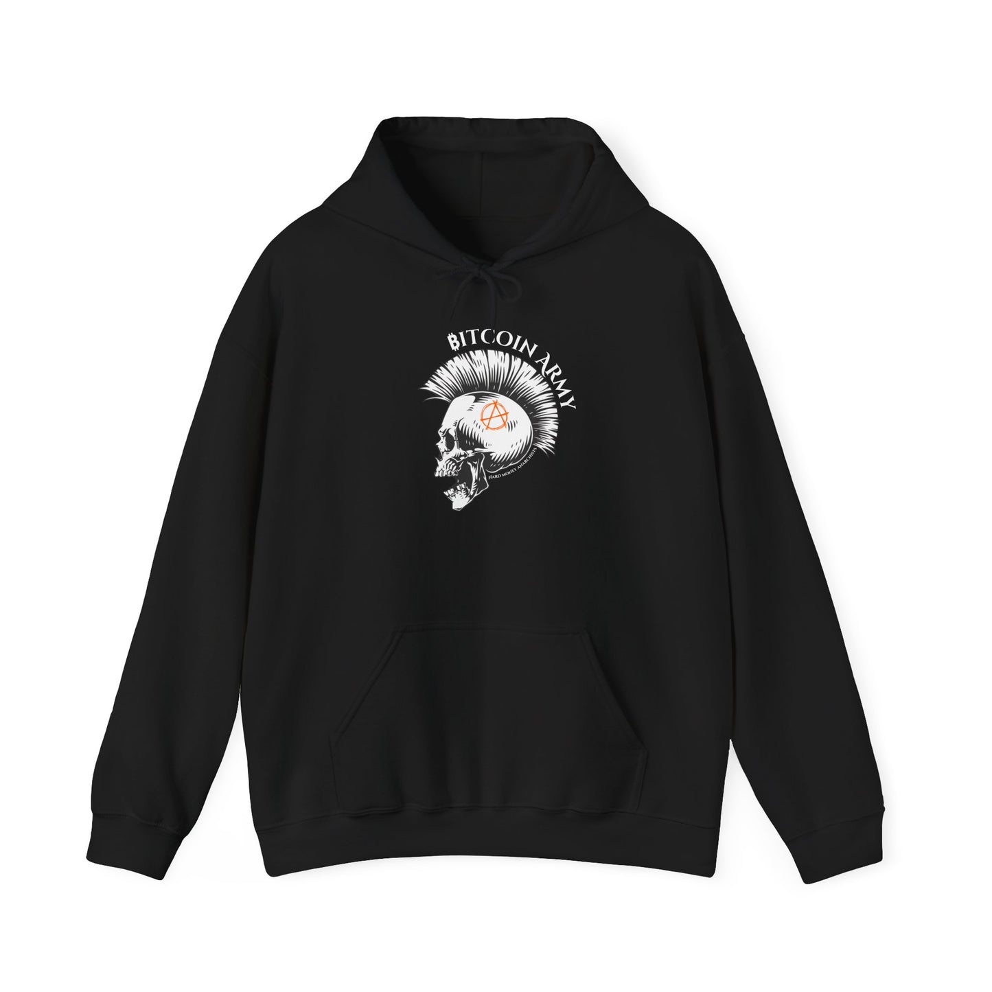 Bitcoin Army Hard Money Anarchists Hoodie