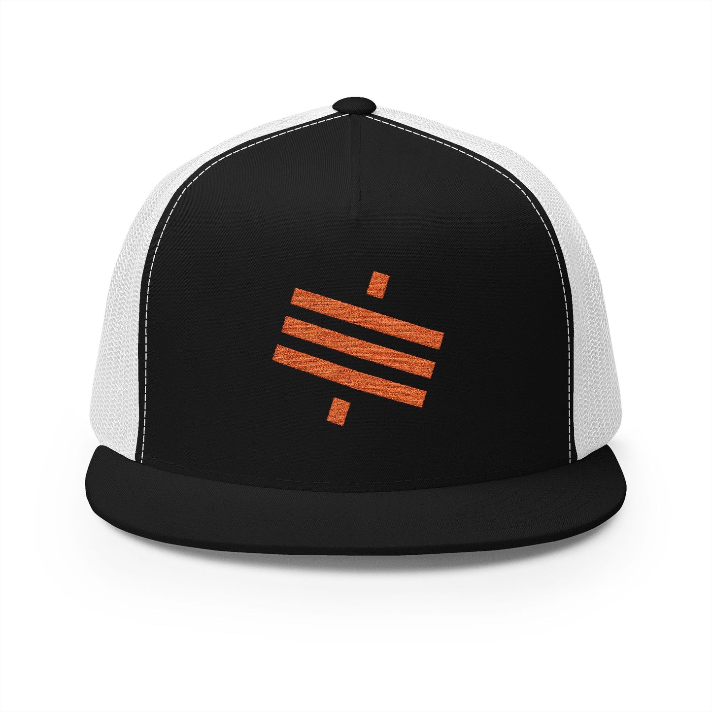 SATS Symbol Unisex Flat Brim Trucker Hat