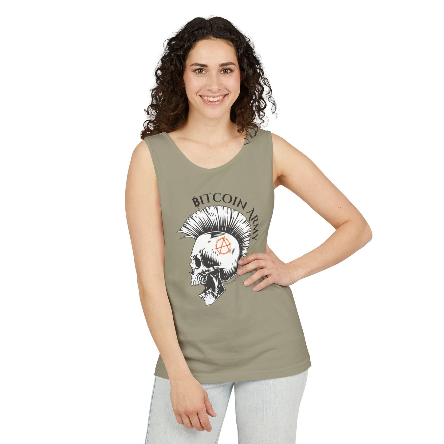 Bitcoin Army Hard Money Anarchists Tank Top