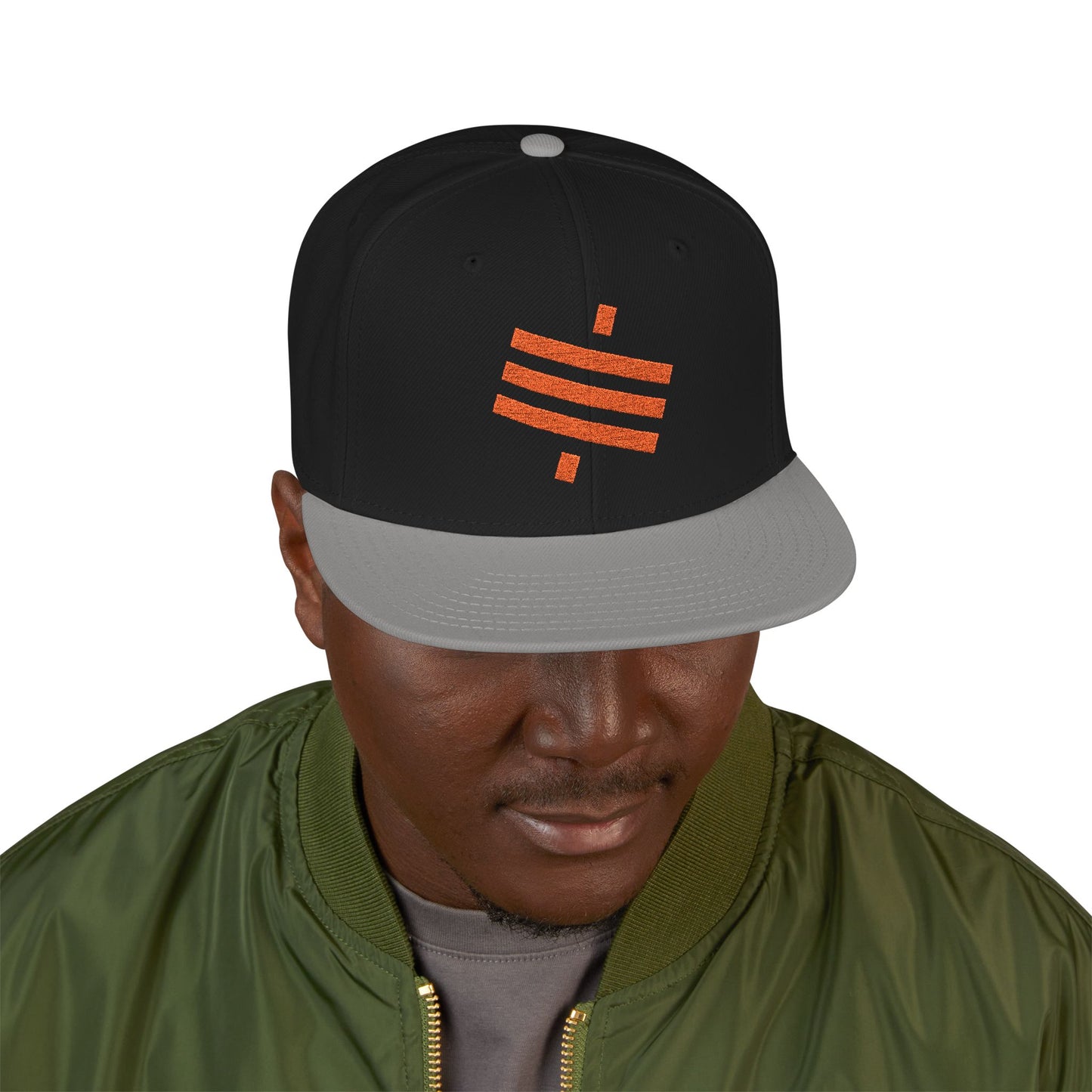 SATS Symbol Embroidered Snapback Hat