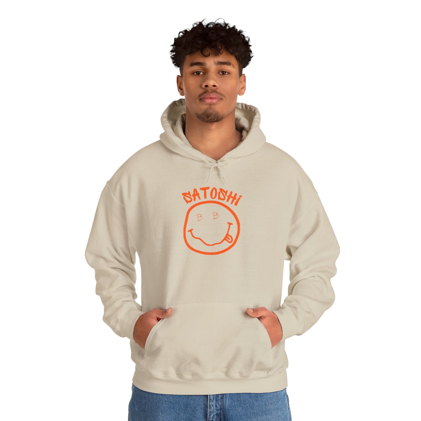 Bitcoin Eyed Satoshi Smiley Hoodie