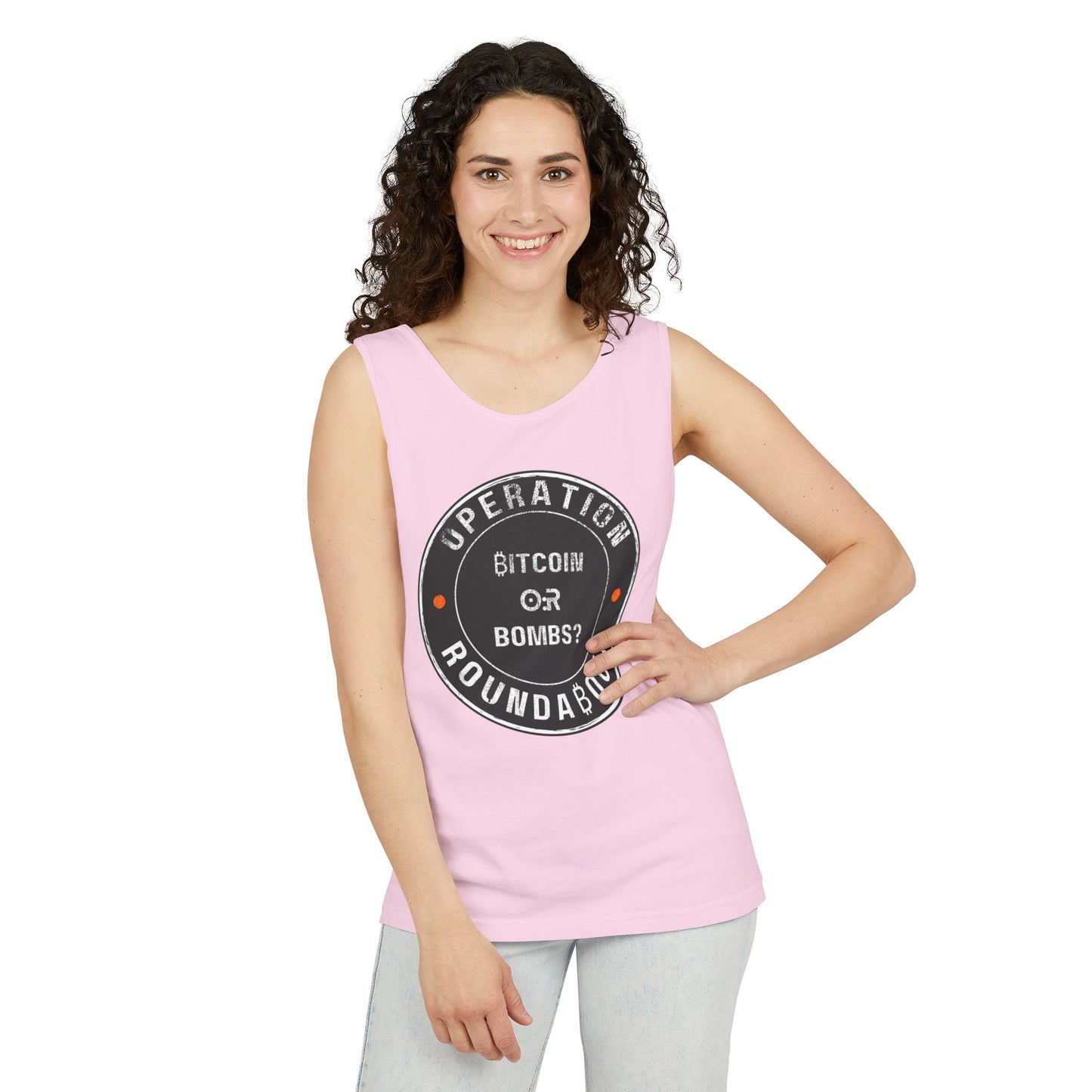 Bitcoin Or Bombs Operation Roundabout Tank Top