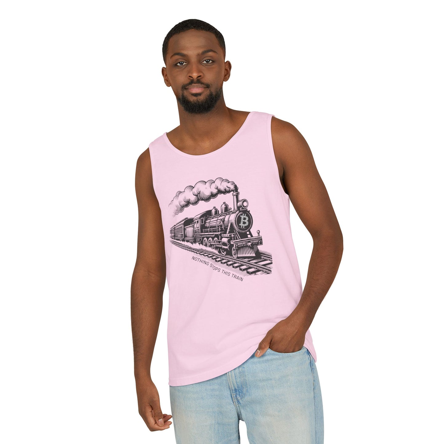 Nothing Stops This Train Vintage Unisex Tank Top
