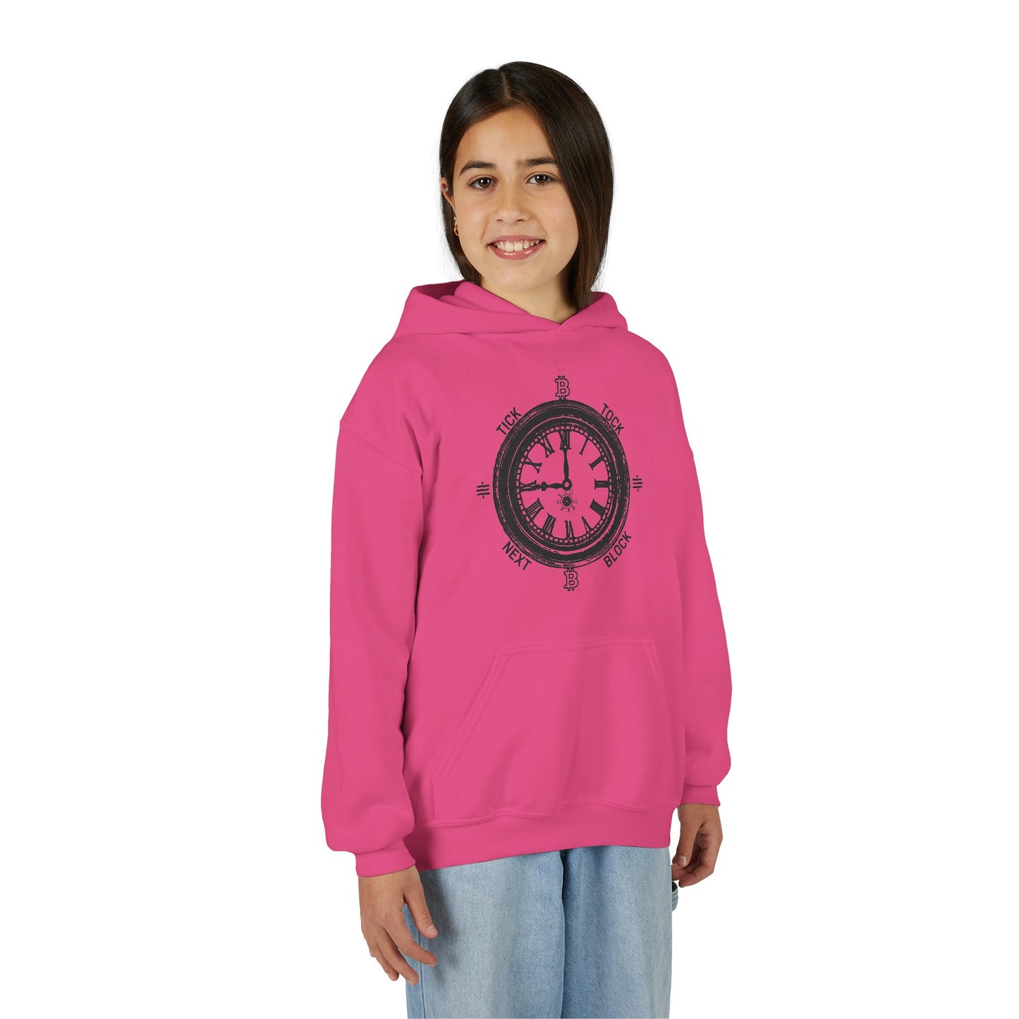 Tick Tock Next Block Youth Hoodie
