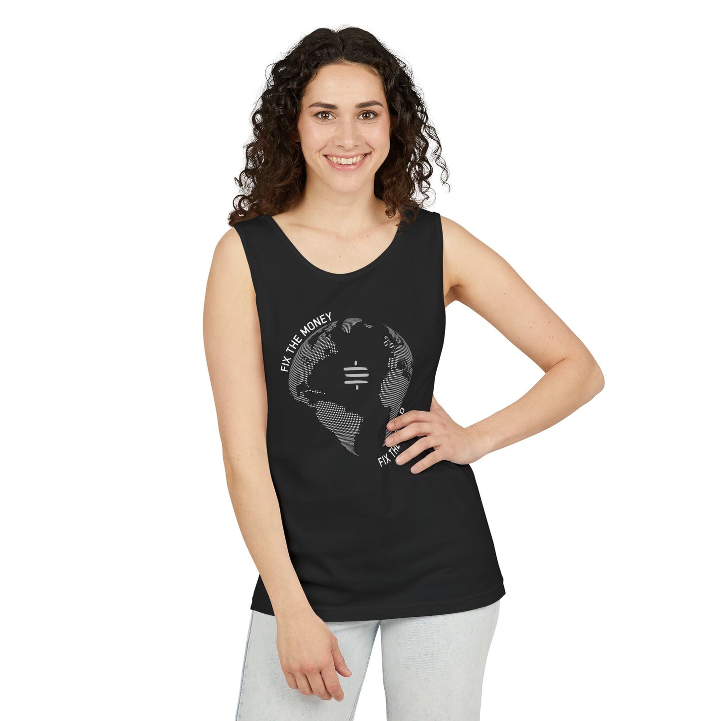 Fix The Money Fix The World Unisex Tank Top