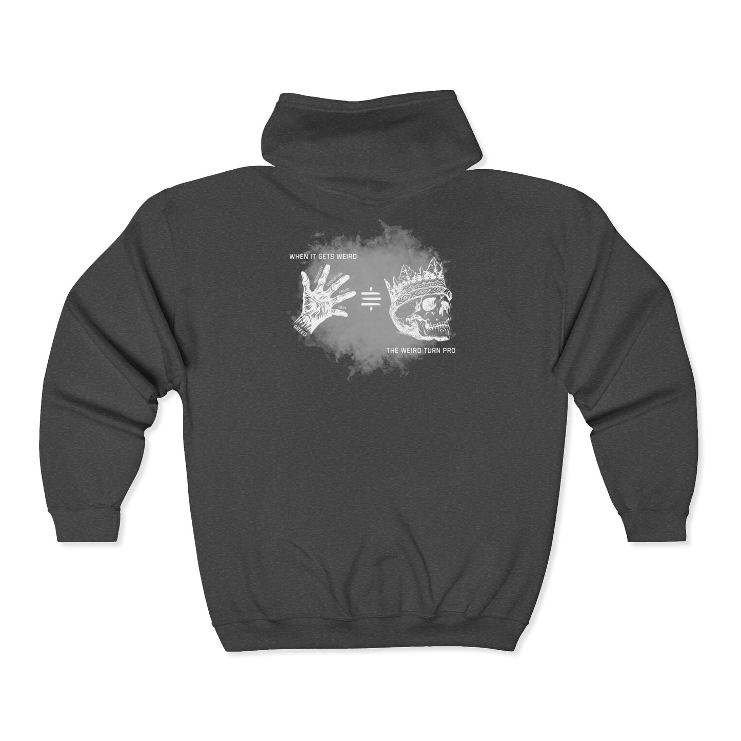 SATS Symbol When It Gets Weird The Weird Turn Pro Zip Up Hoodie