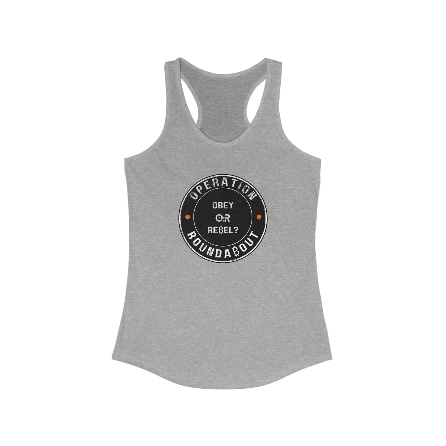 Obey Or Rebel Operation Roundabout Women's Racerback Tank