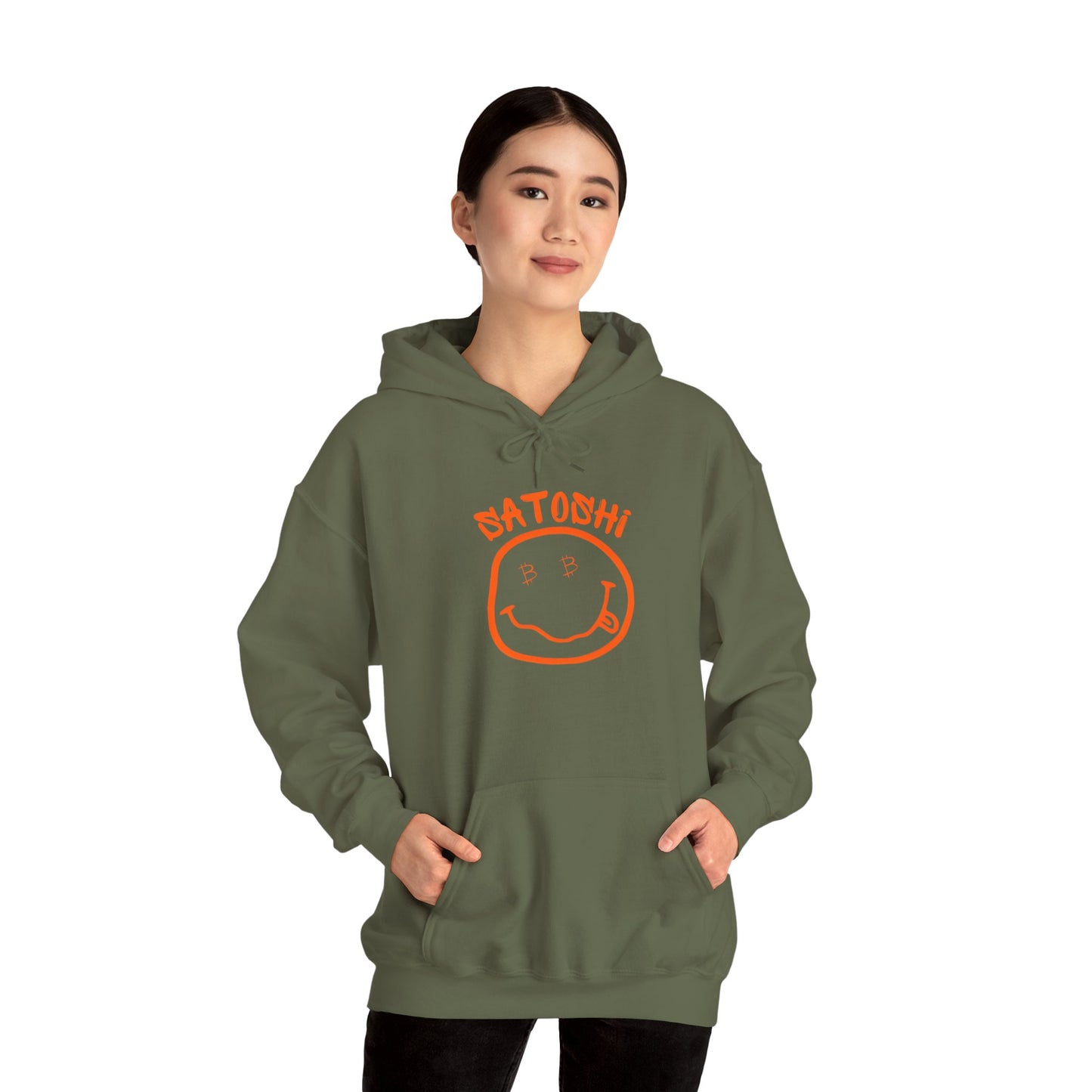 Bitcoin Eyed Satoshi Smiley Hoodie