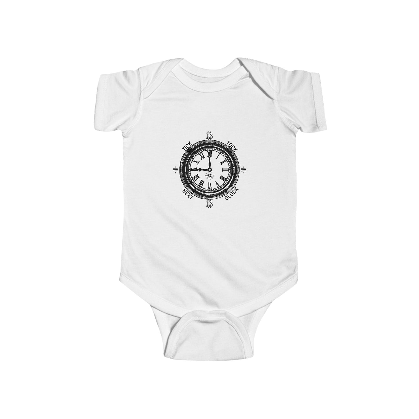 Tick Tock Next Block Infant Onesie