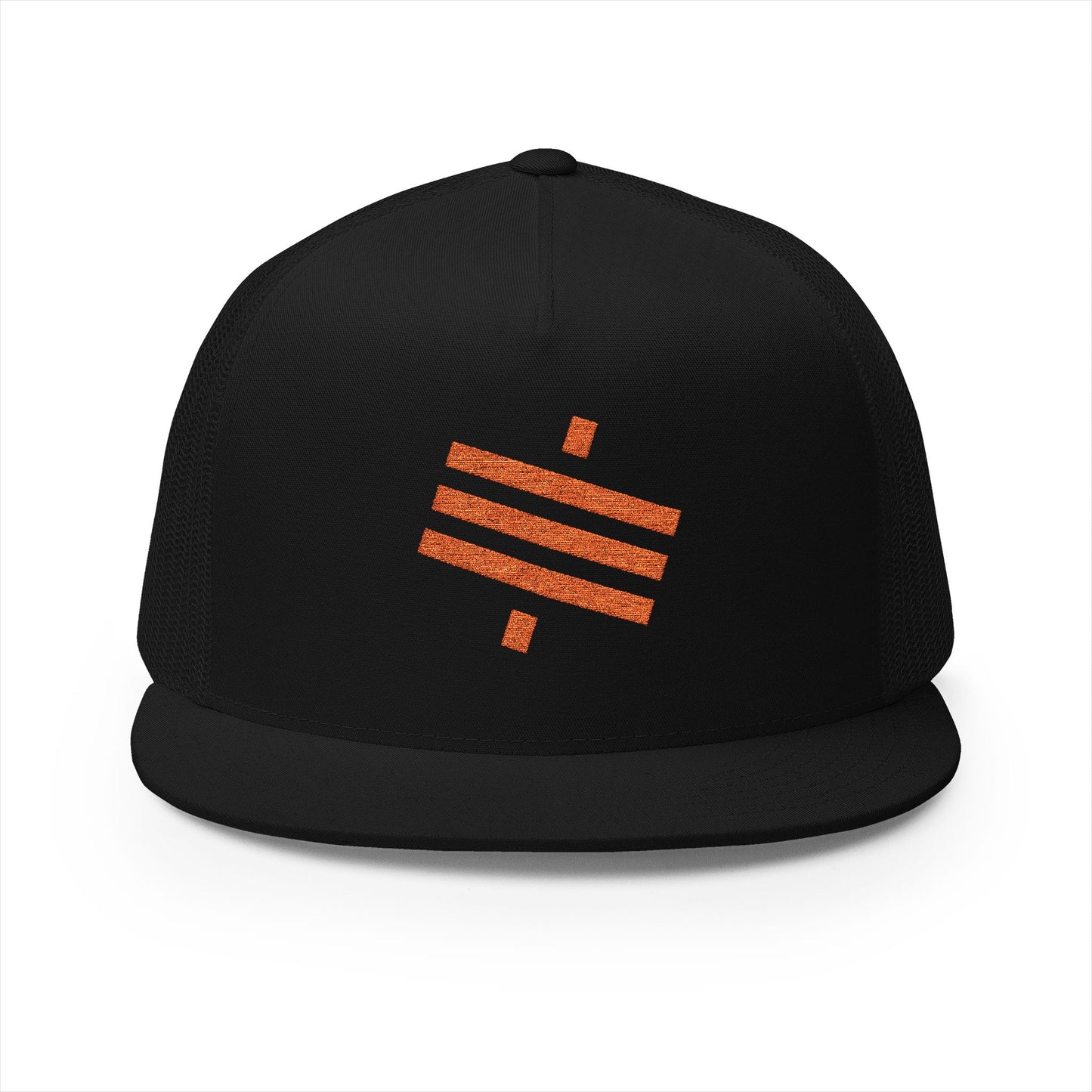SATS Symbol Unisex Flat Brim Trucker Hat