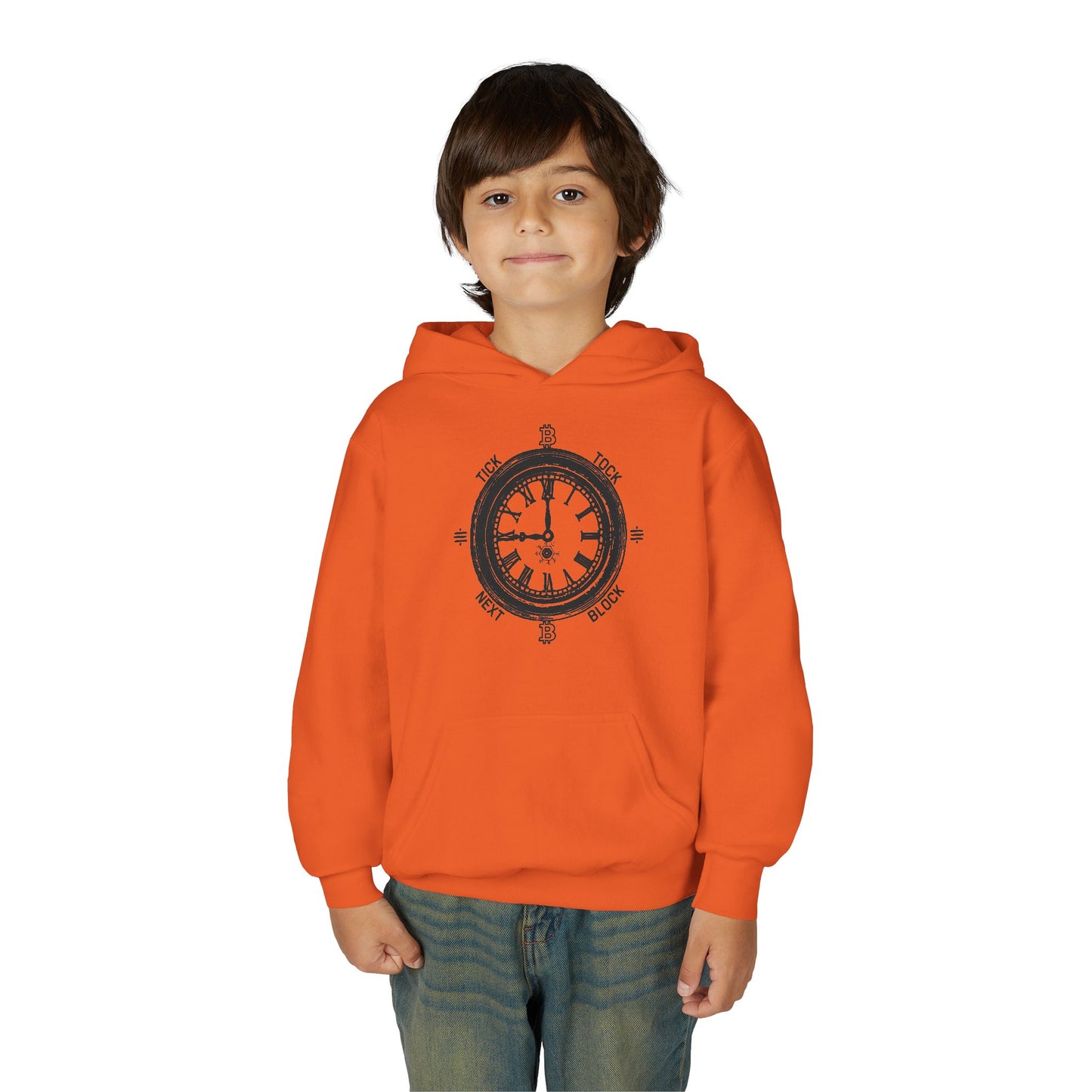 Tick Tock Next Block Youth Hoodie