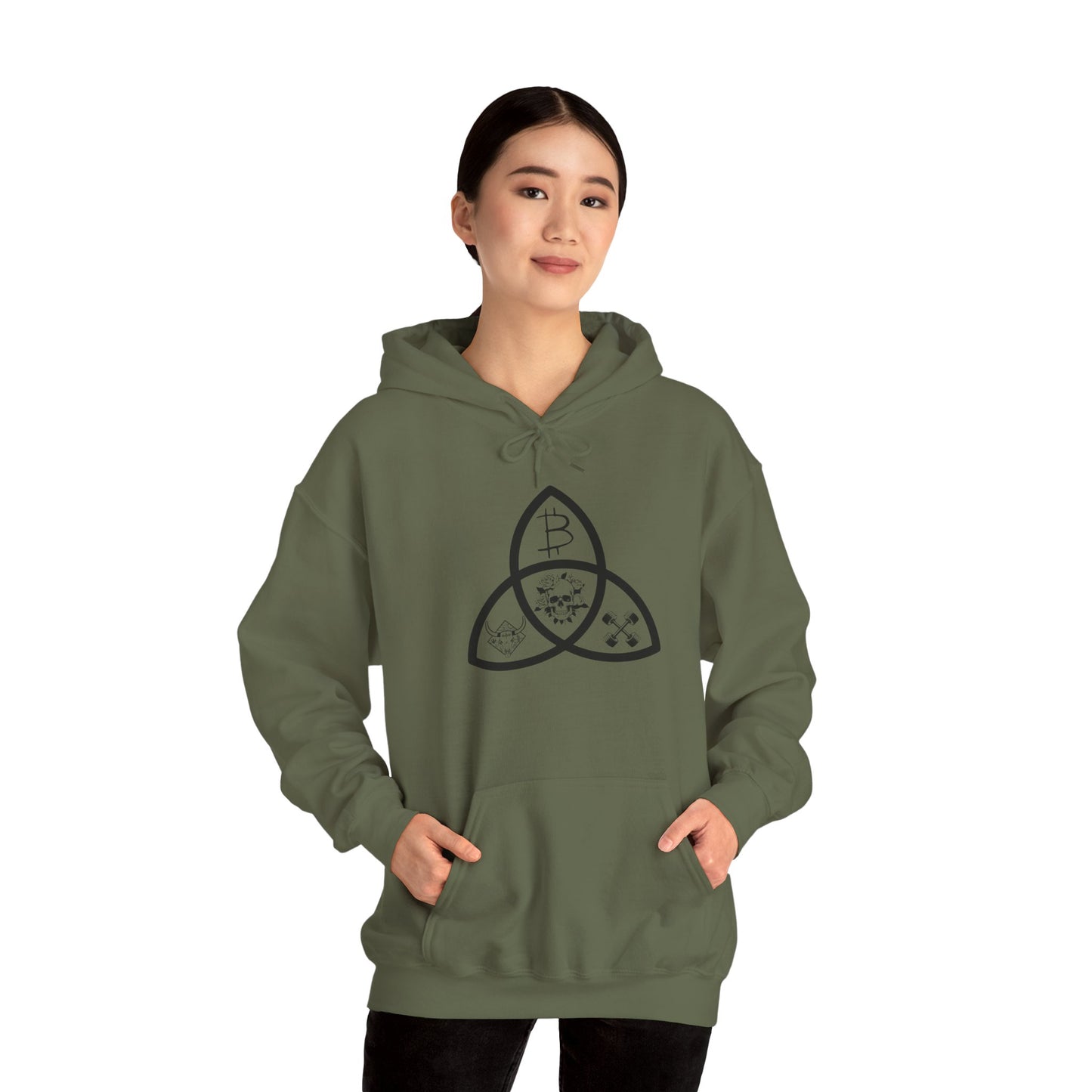 Beef Barbells & Bitcoin Trifecta Hoodie