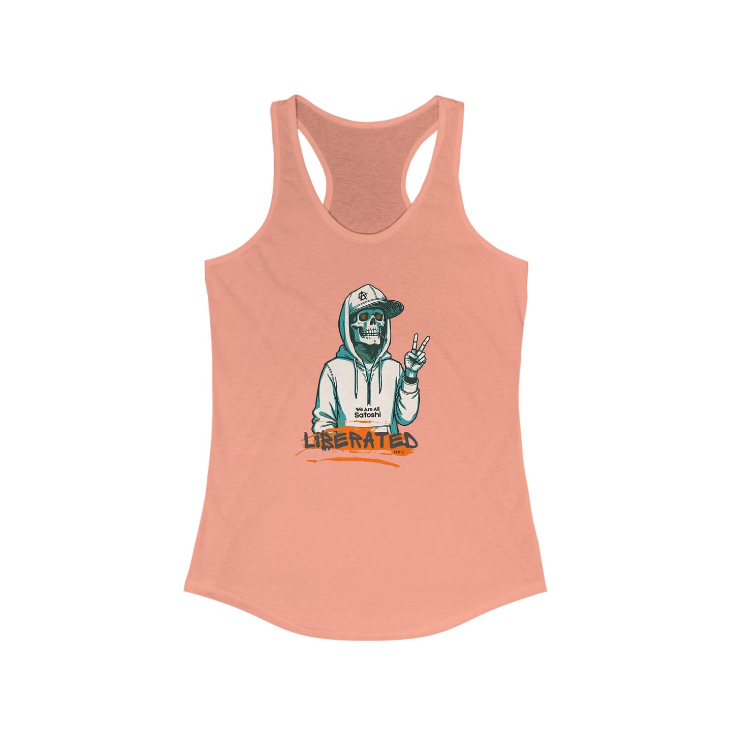We Are All Satoshi Liberated NRG Women's Racerback Tank