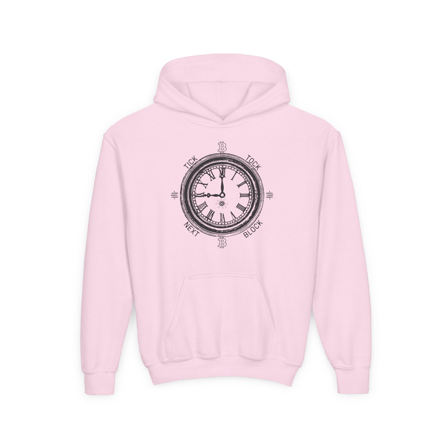Tick Tock Next Block Youth Hoodie