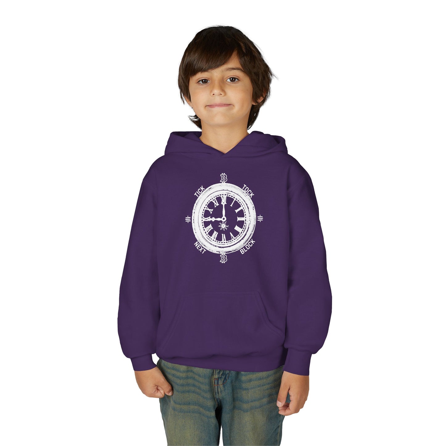 Tick Tock Next Block Youth Hoodie