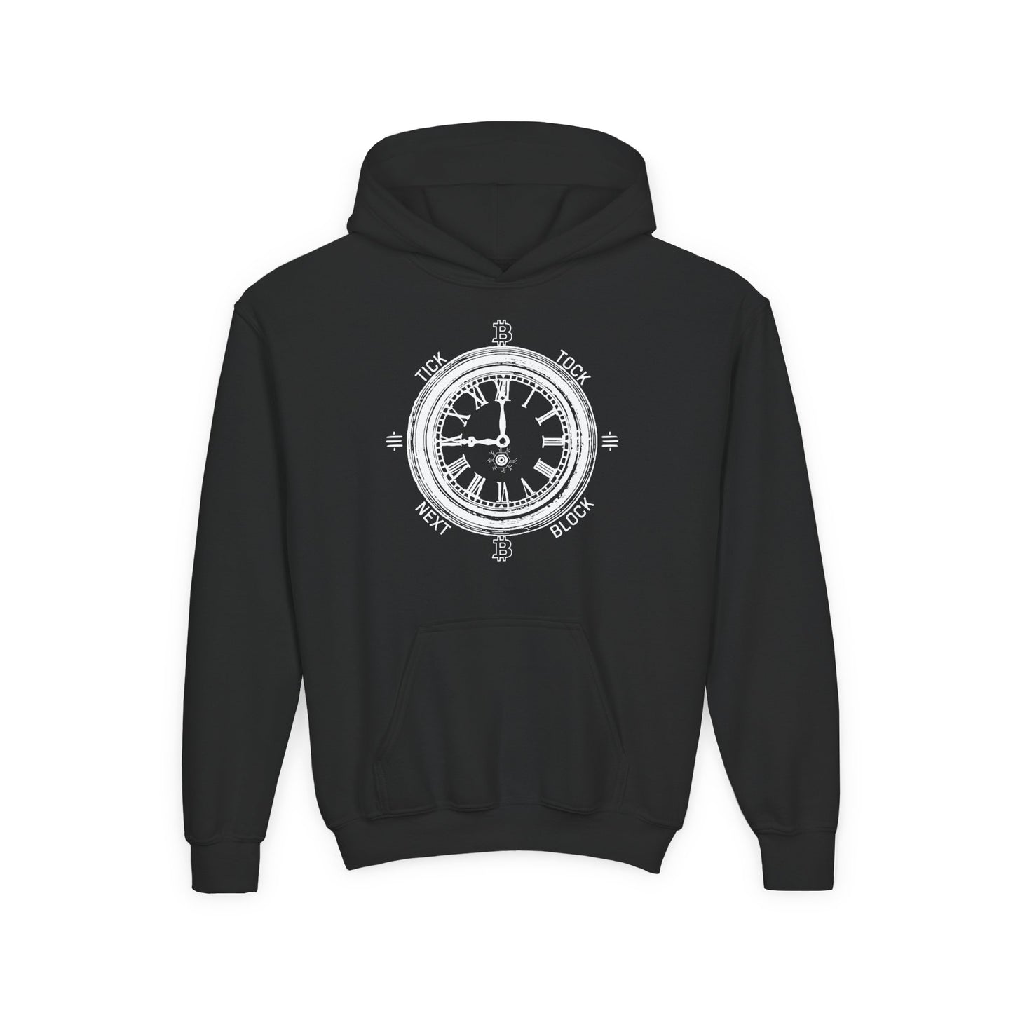 Tick Tock Next Block Youth Hoodie