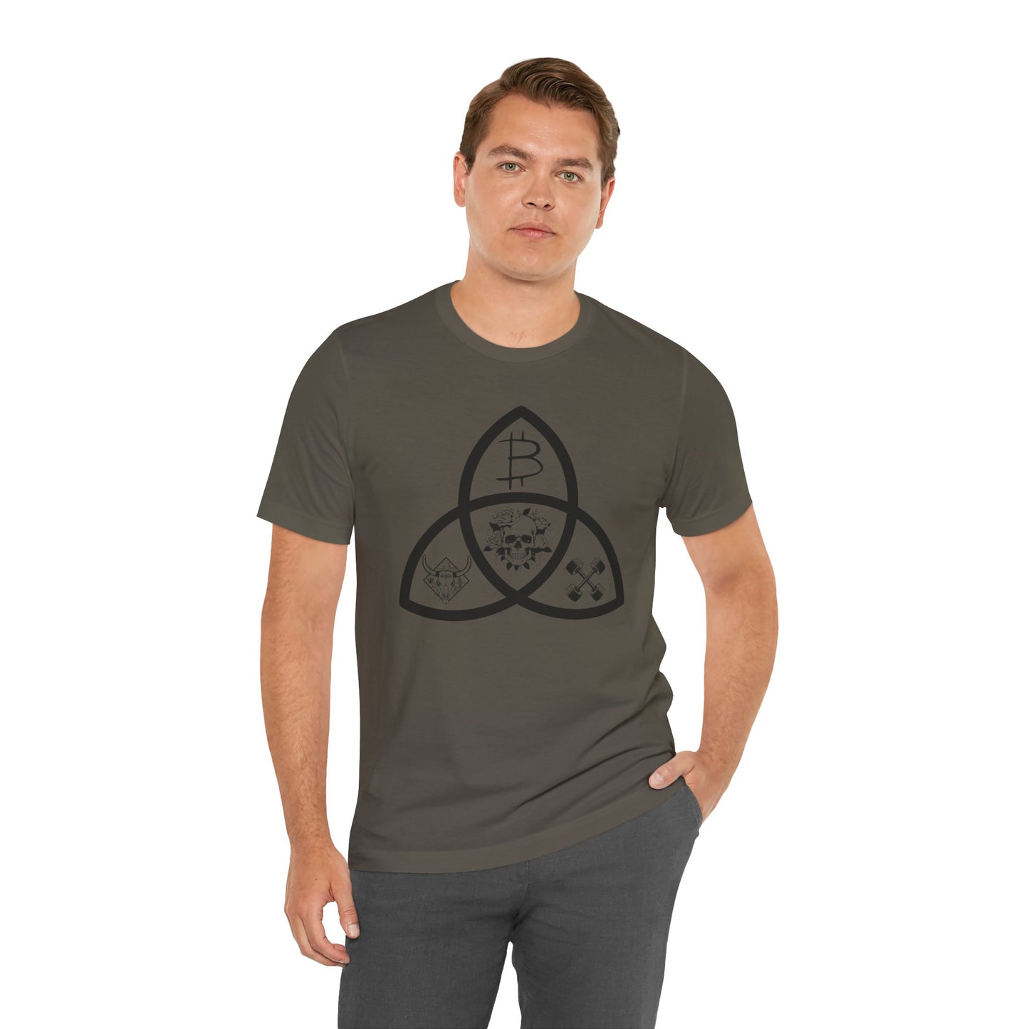 Beef Barbells Bitcoin Trifecta T-Shirt