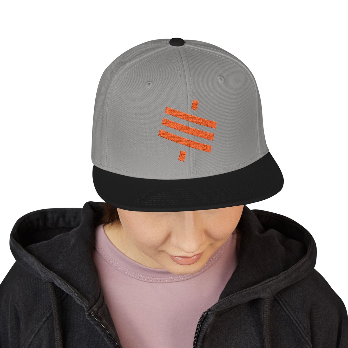 SATS Symbol Embroidered Snapback Hat