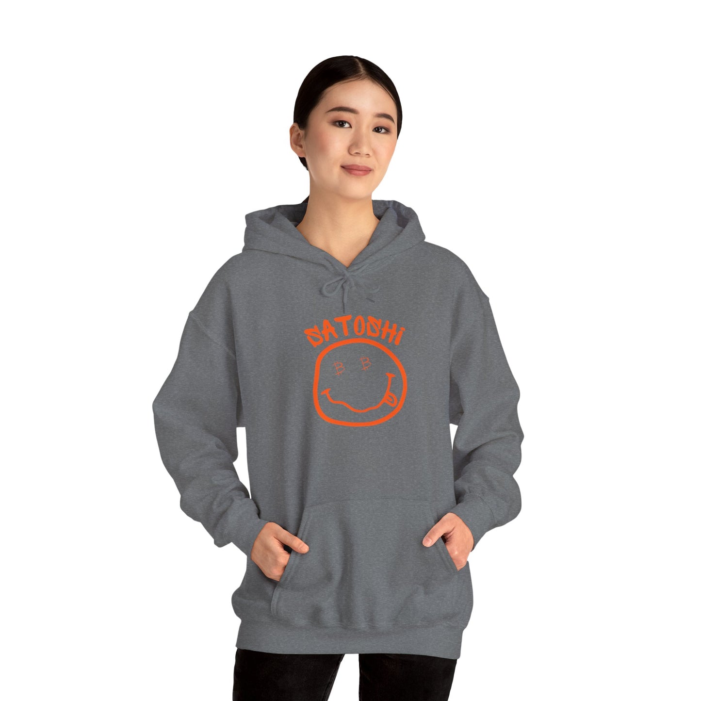 Bitcoin Eyed Satoshi Smiley Hoodie