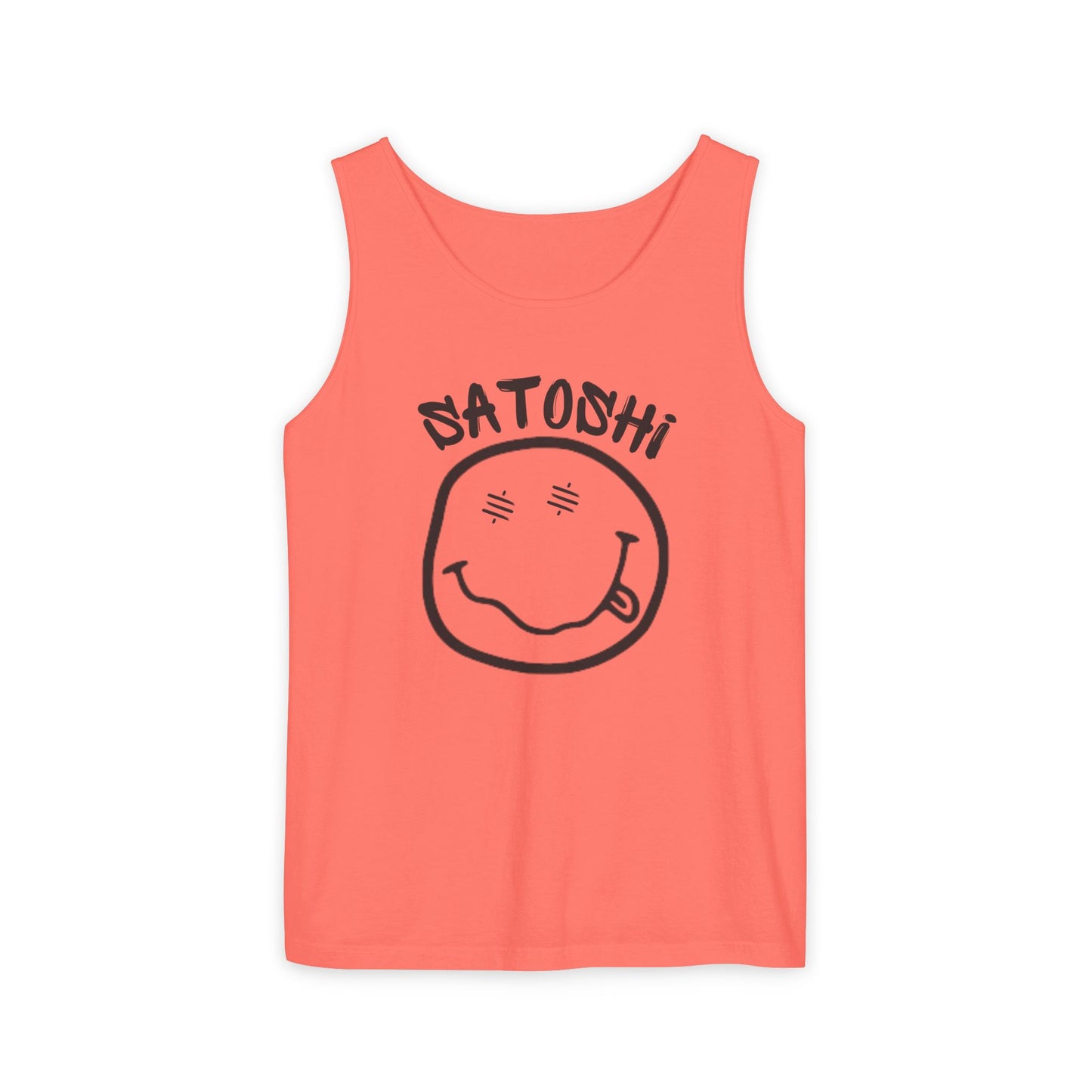 SATS Eyed Satoshi Smiley Tank Top
