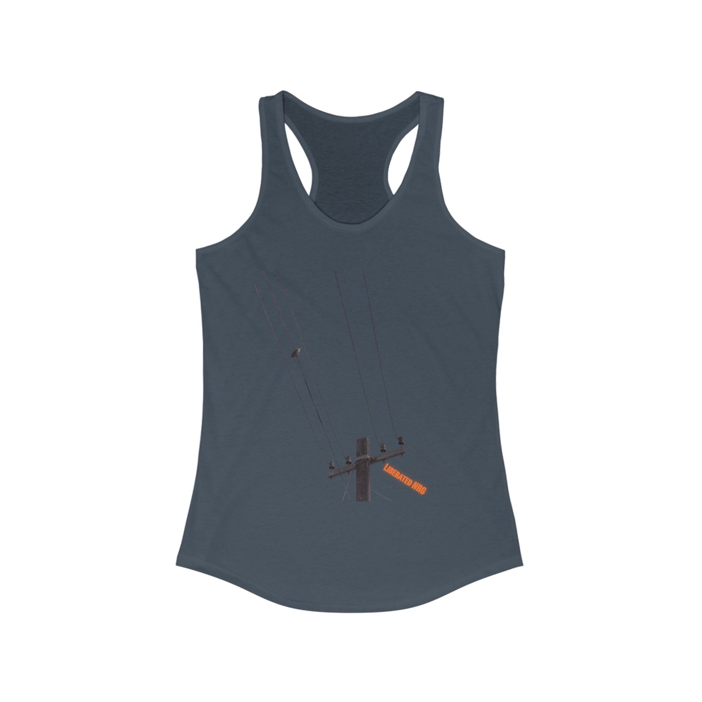 Bird On A Wire Liberated NRG Women's Racerback Tank
